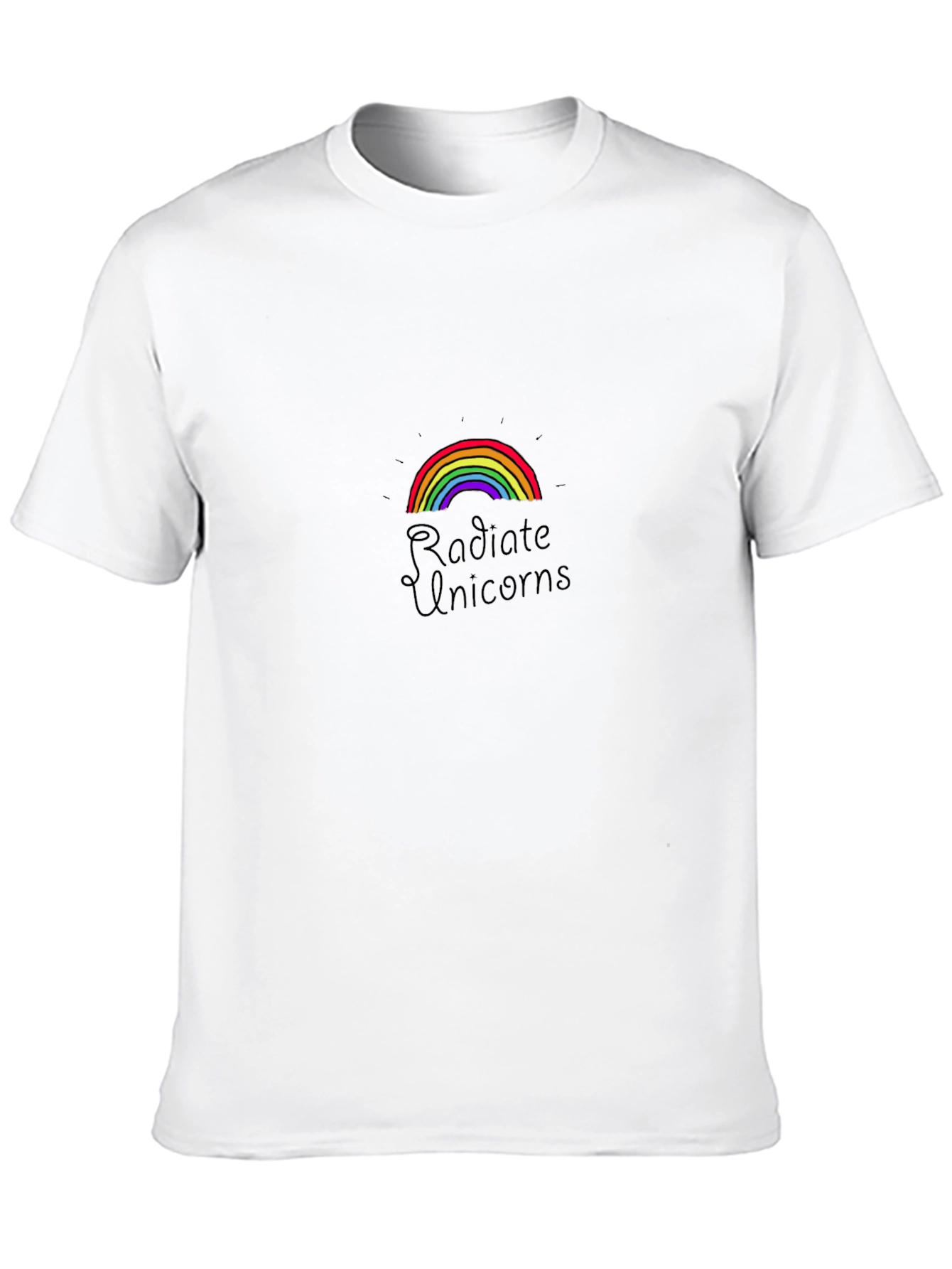 Radiate Unicorns Graphic Tee - Black