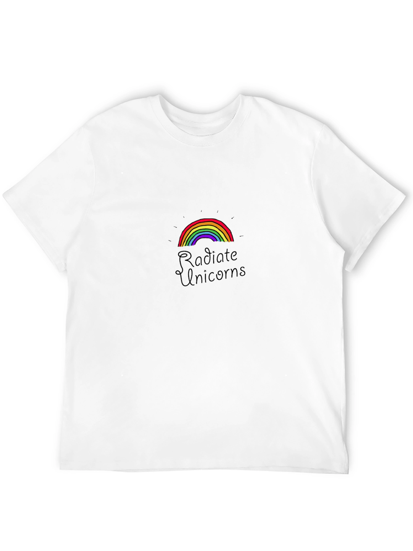 Radiate Unicorns Graphic Tee - Black