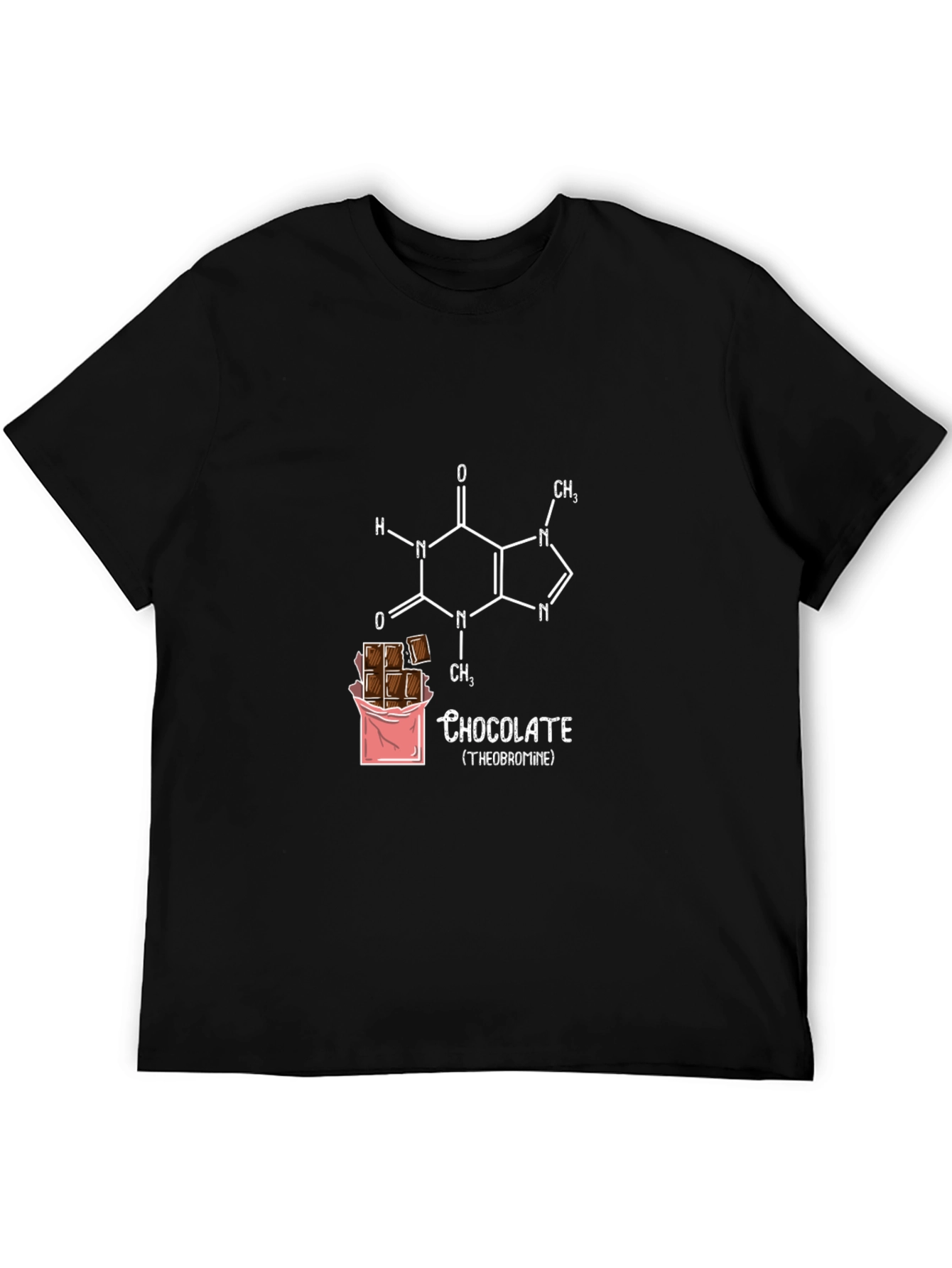 Chocolate Theobromine T-Shirt - Funny Science Tee