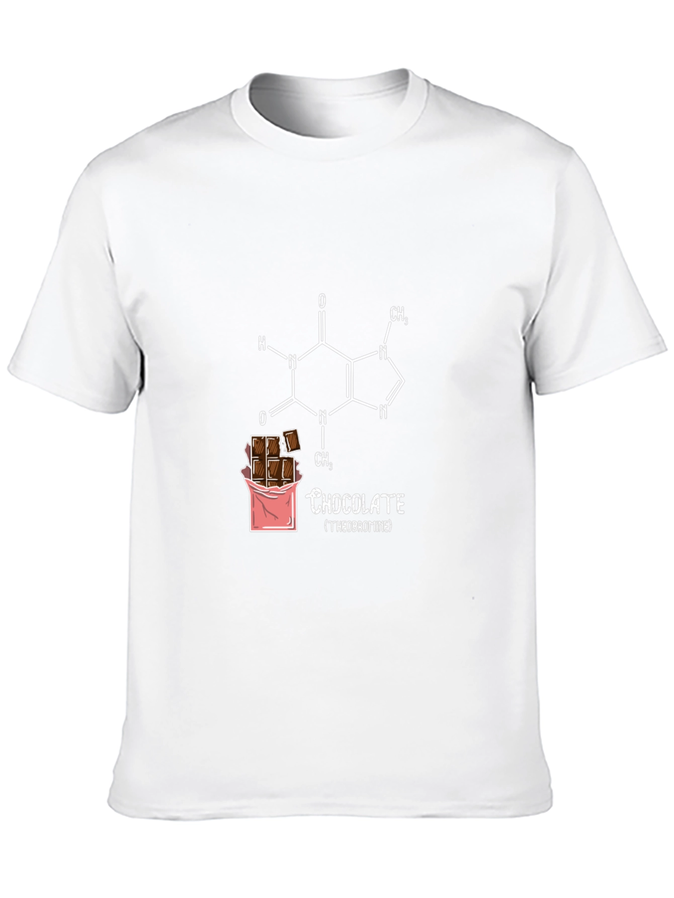 Chocolate Theobromine T-Shirt - Funny Science Tee