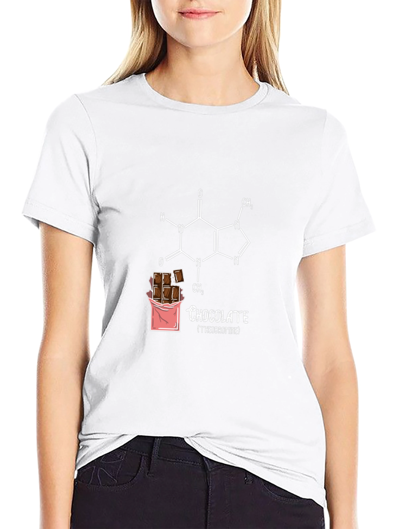 Chocolate Theobromine T-Shirt - Funny Science Tee
