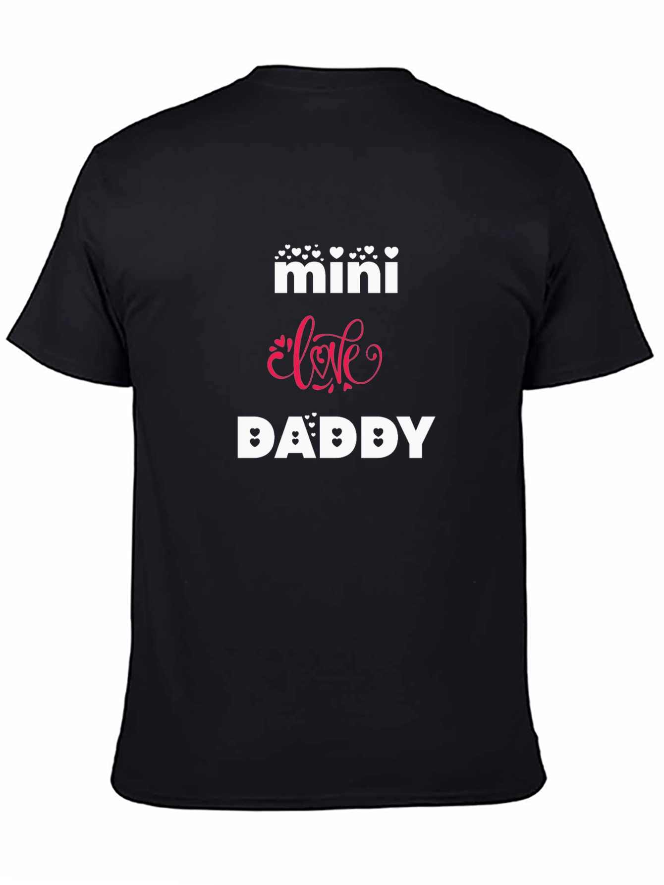 Mini Love Daddy Graphic Tee - Black