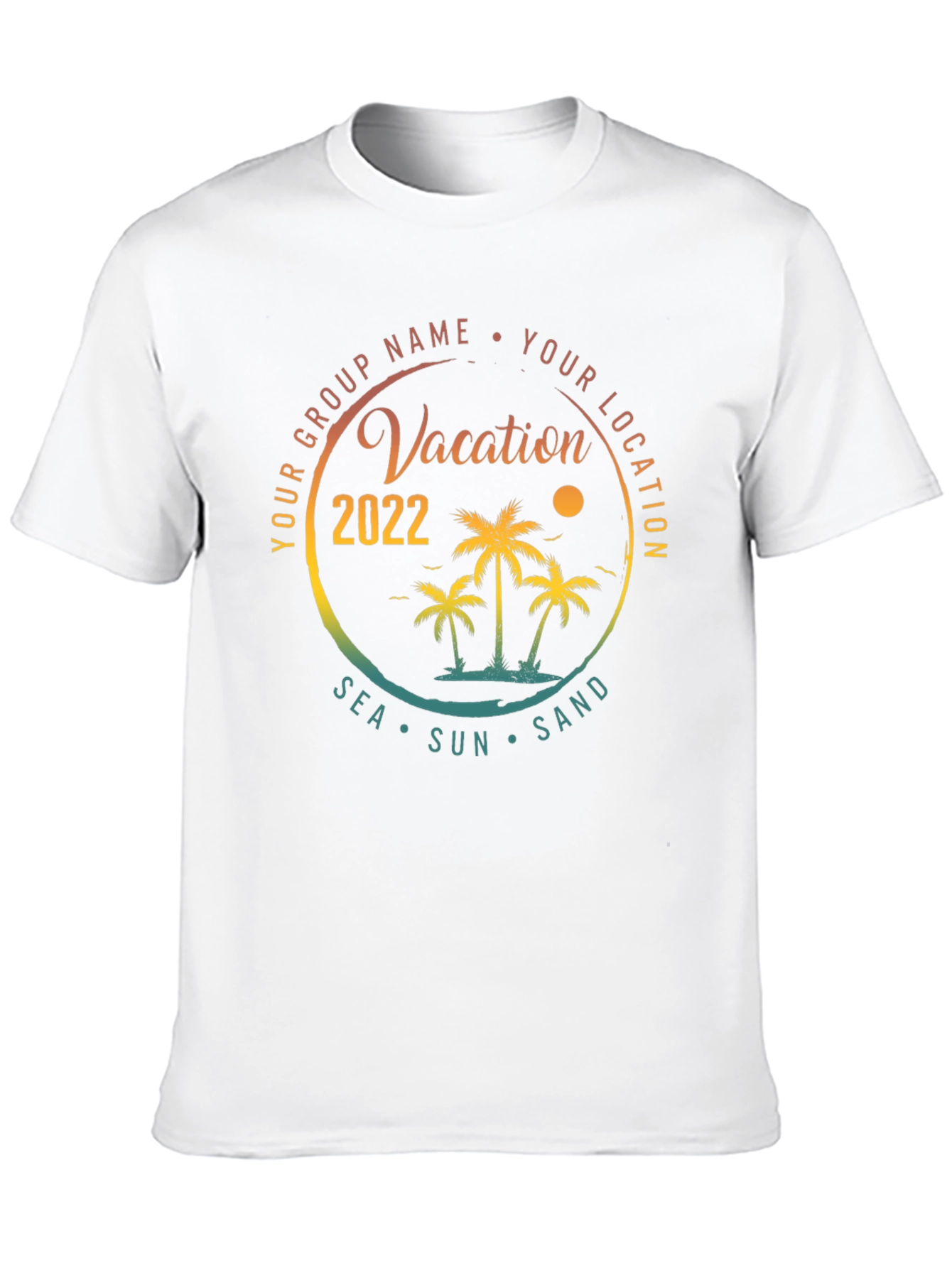 Vacation 2022 Black T-Shirt
