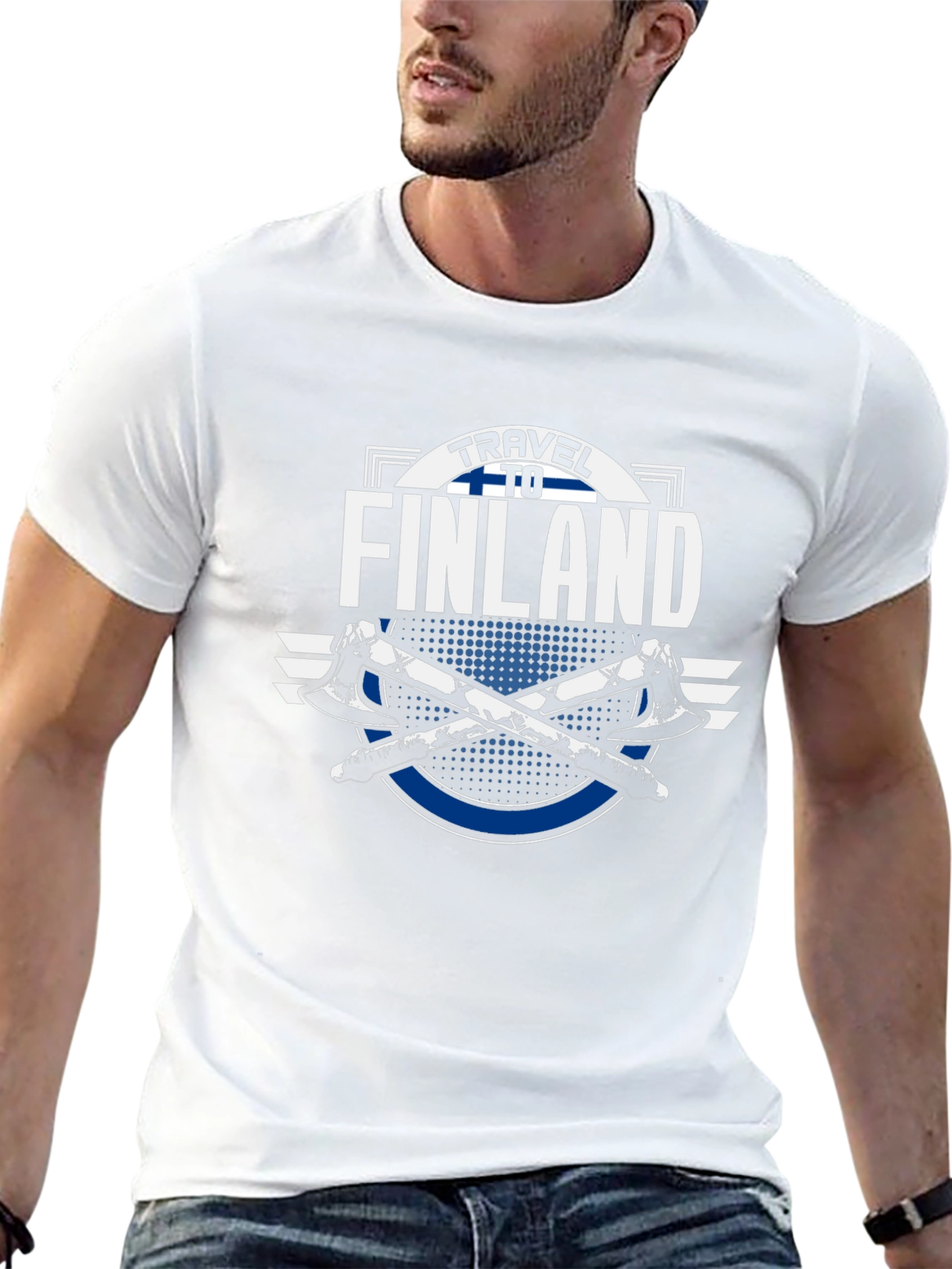 Travel to Finland Graphic T-Shirt