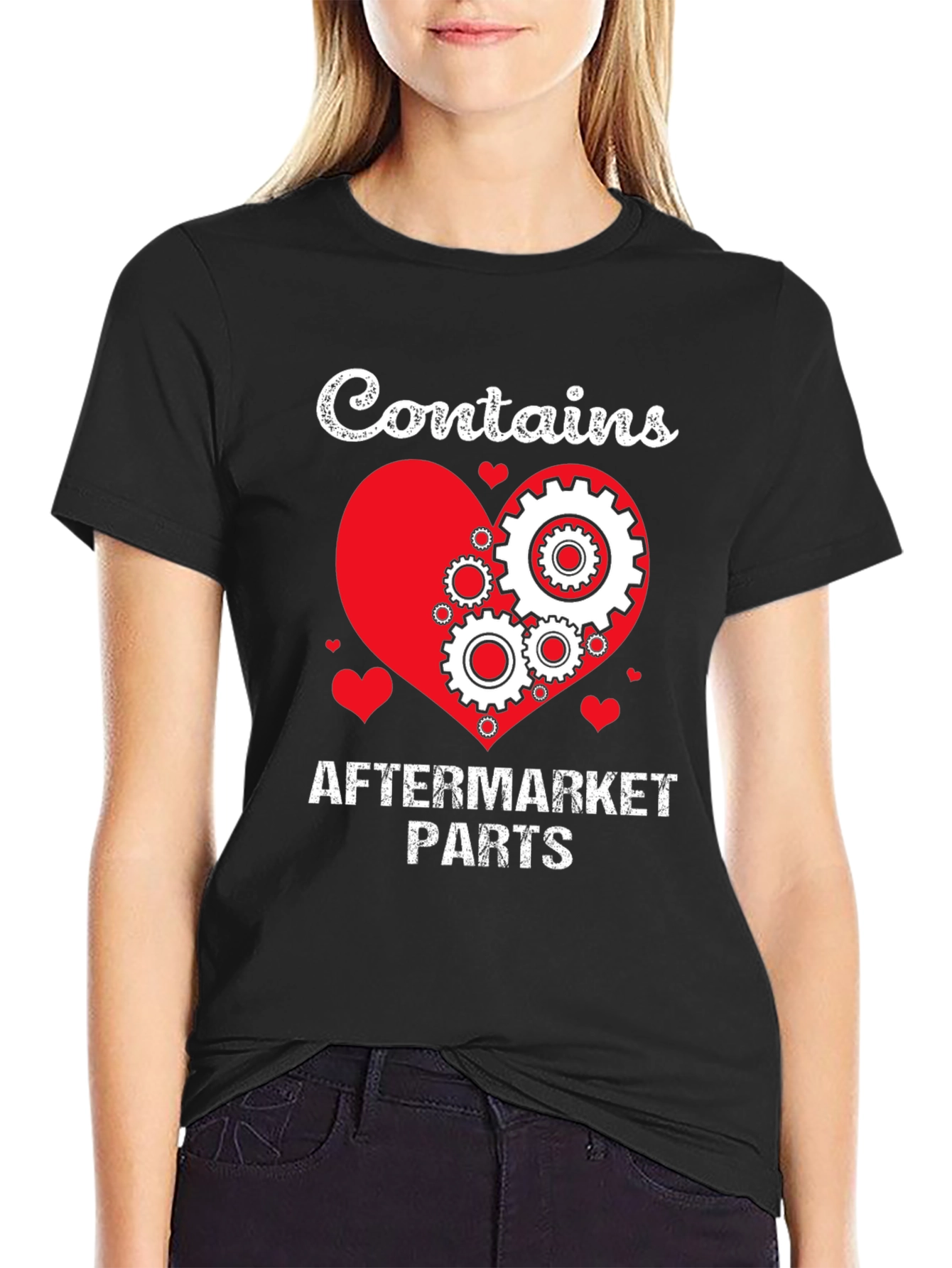 Contains Aftermarket Parts T-Shirt Mechanic Gift Idea