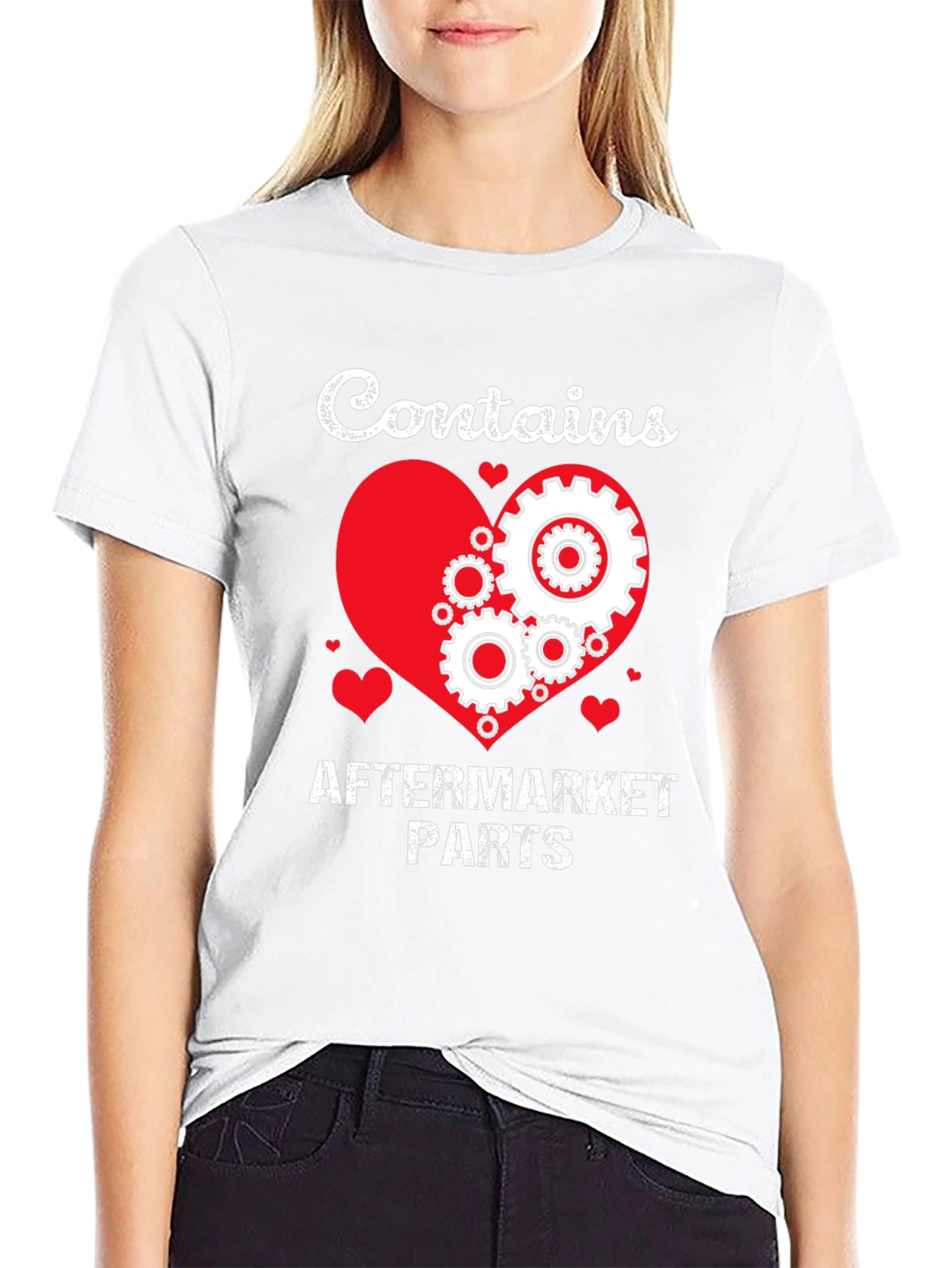 Contains Aftermarket Parts T-Shirt Mechanic Gift Idea