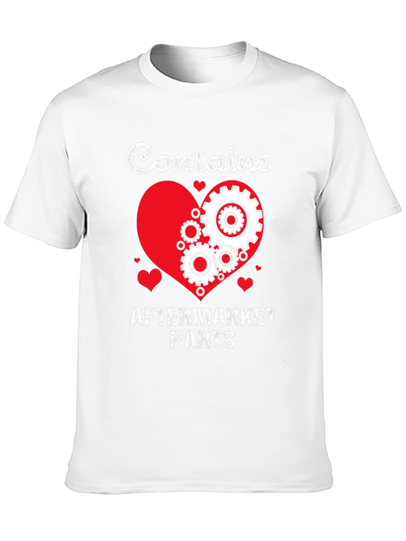 Contains Aftermarket Parts T-Shirt Mechanic Gift Idea