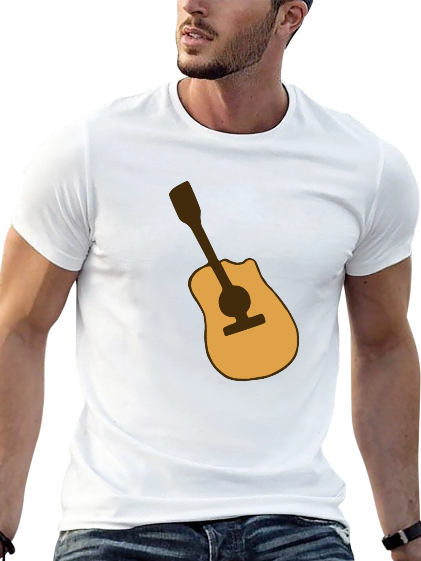 Guitar Graphic T-Shirt | Classic Music Tee