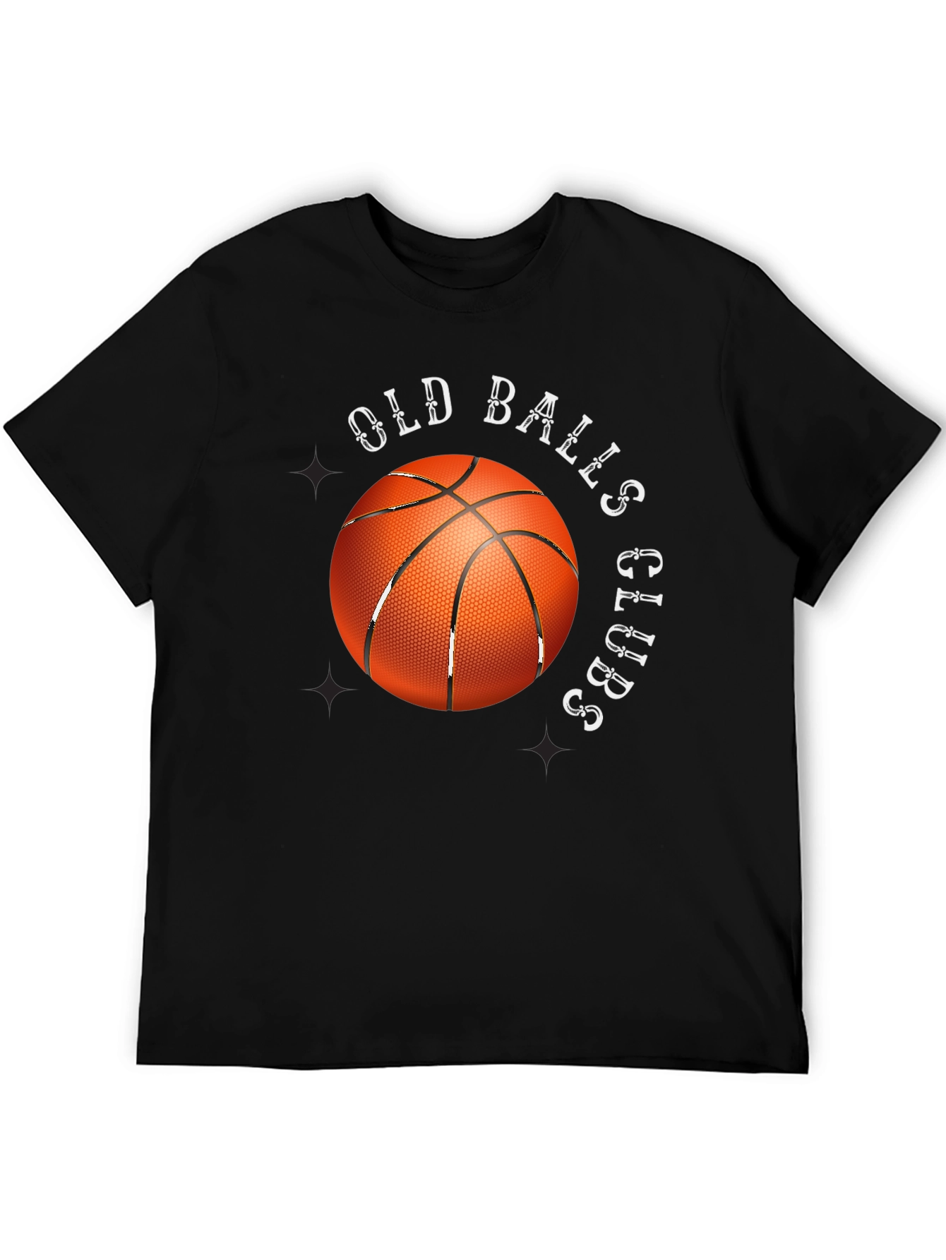 Old Balls Club Basketball Graphic T-Shirt