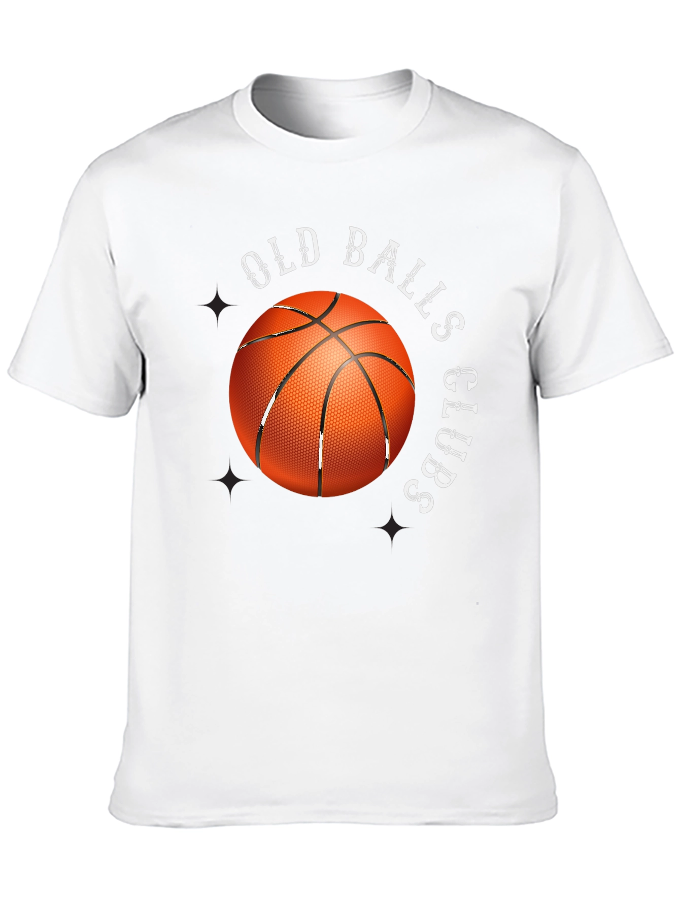 Old Balls Club Basketball Graphic T-Shirt