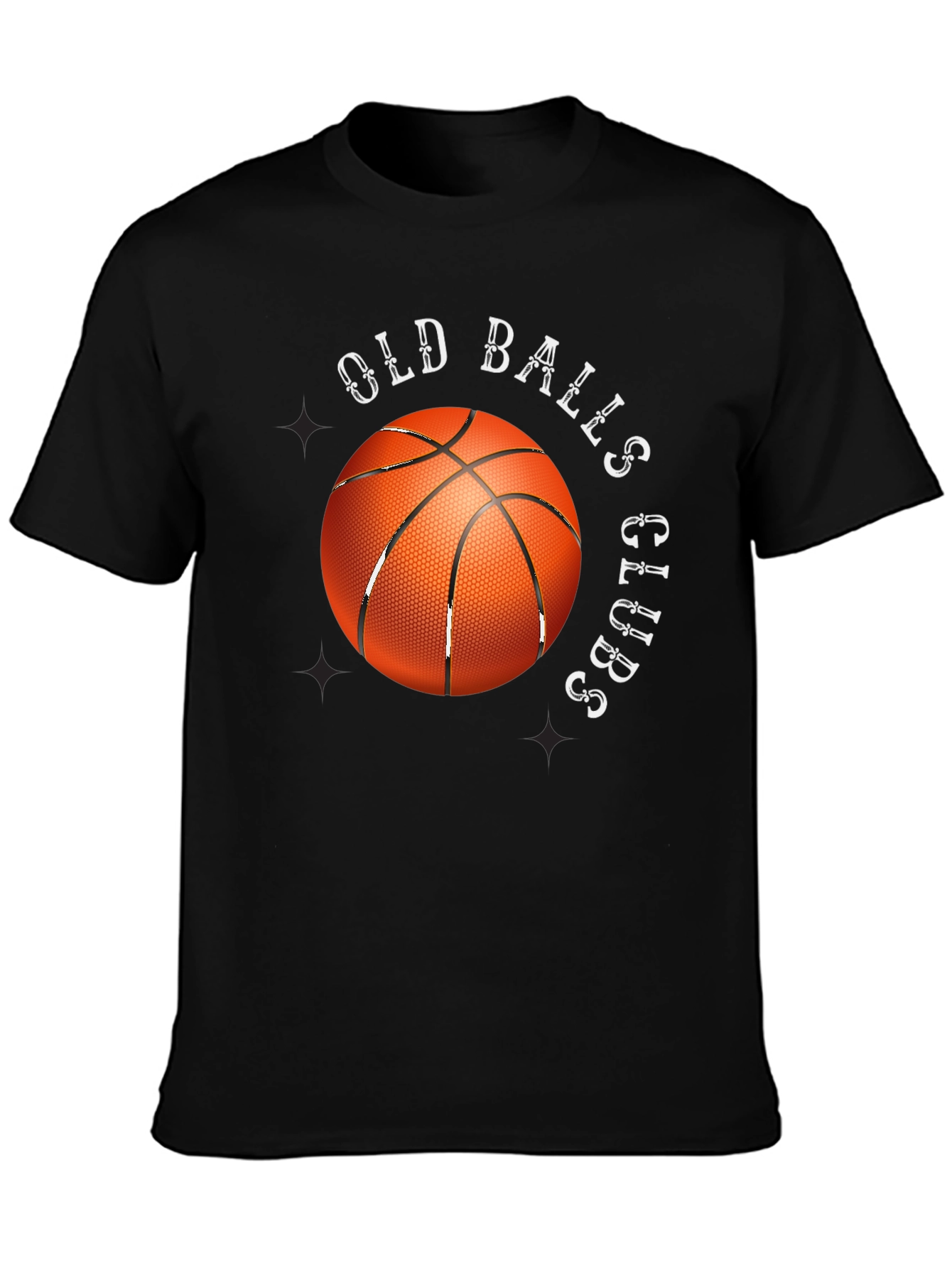 Old Balls Club Basketball Graphic T-Shirt
