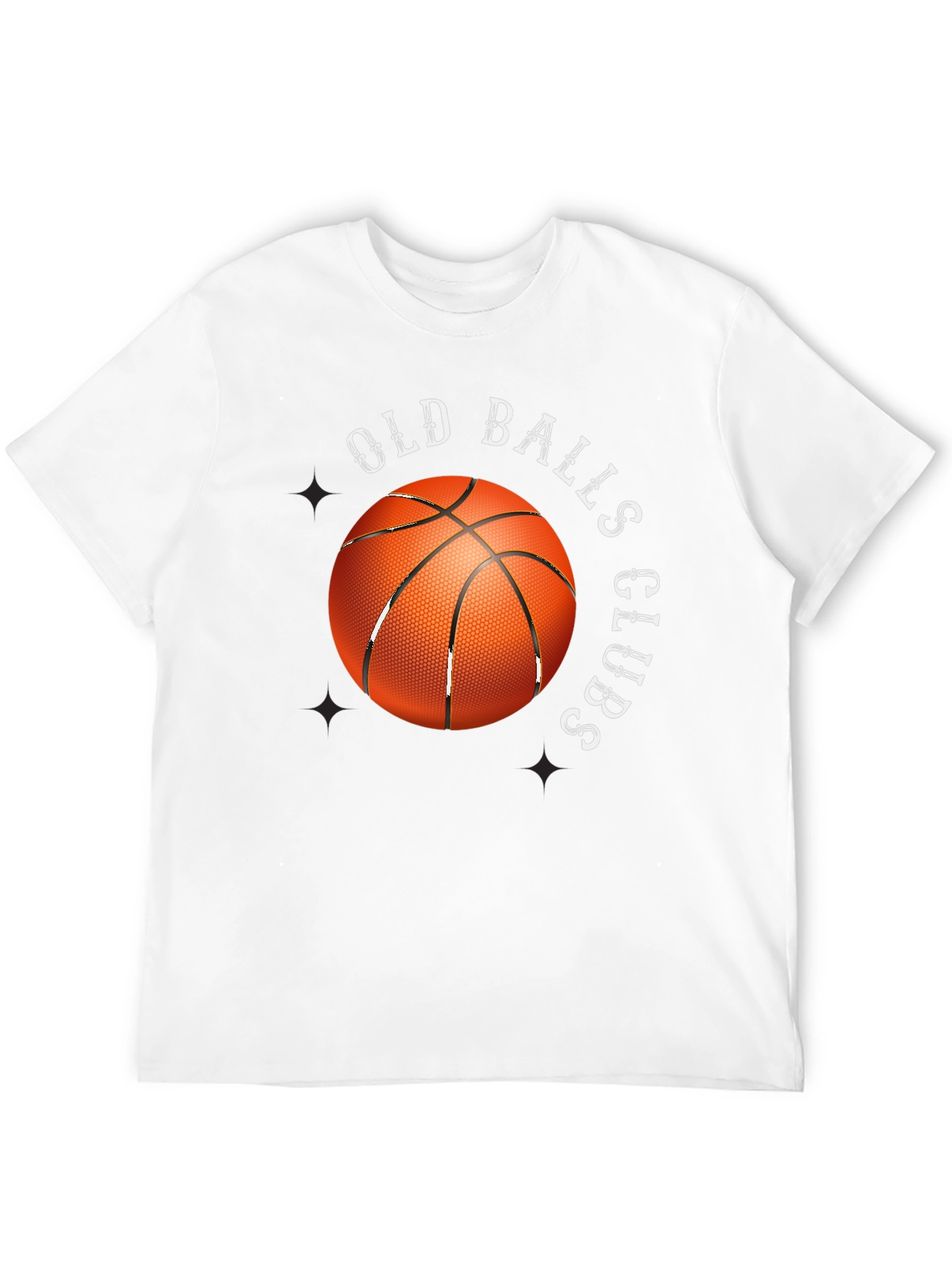 Old Balls Club Basketball Graphic T-Shirt