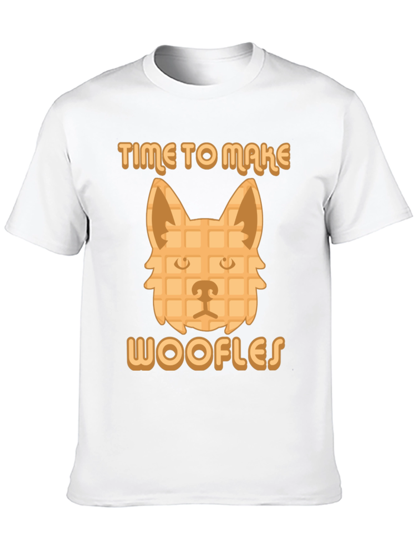 Time to Make Woofles Funny Dog Waffle T-Shirt