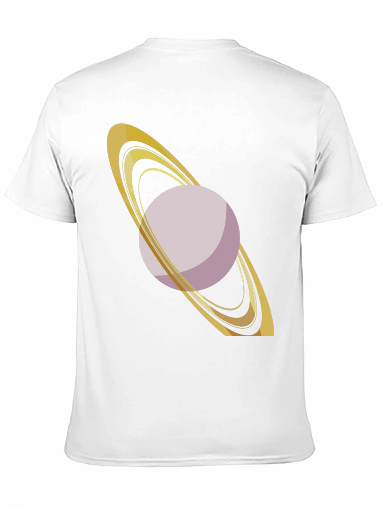 Saturn Graphic Tee - Black Cotton Blend
