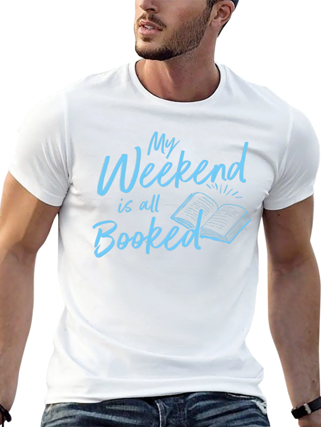 Booked Weekend Black T-Shirt