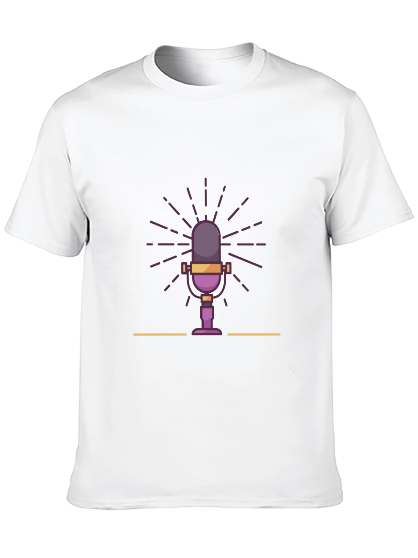 Retro Microphone Graphic T-Shirt