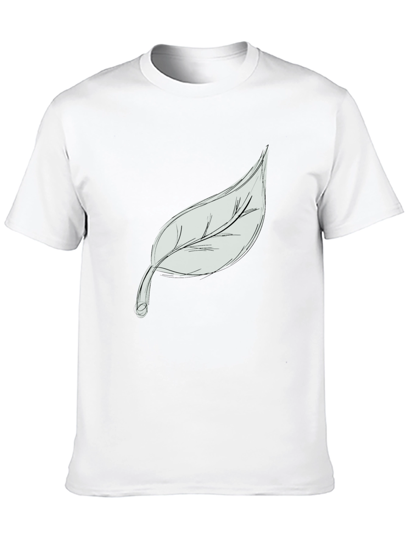 Leaf Graphic Tee - Modern Casual Wear