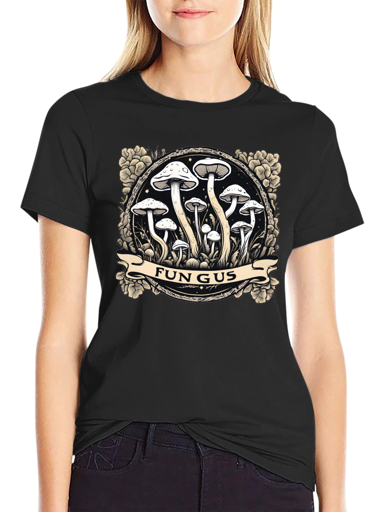 Fungus Graphic Tee - Unique Mushroom Design
