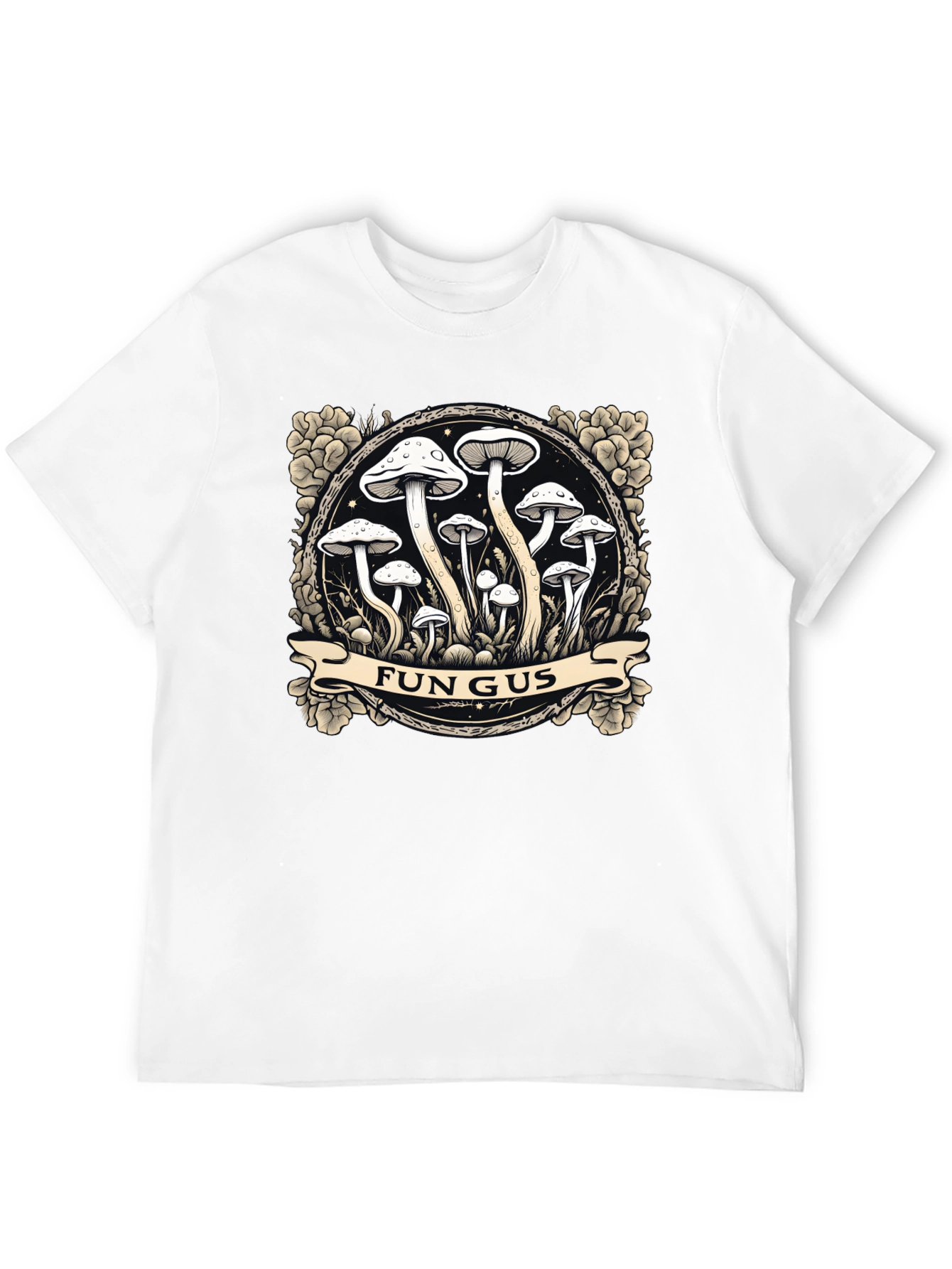 Fungus Graphic Tee - Unique Mushroom Design