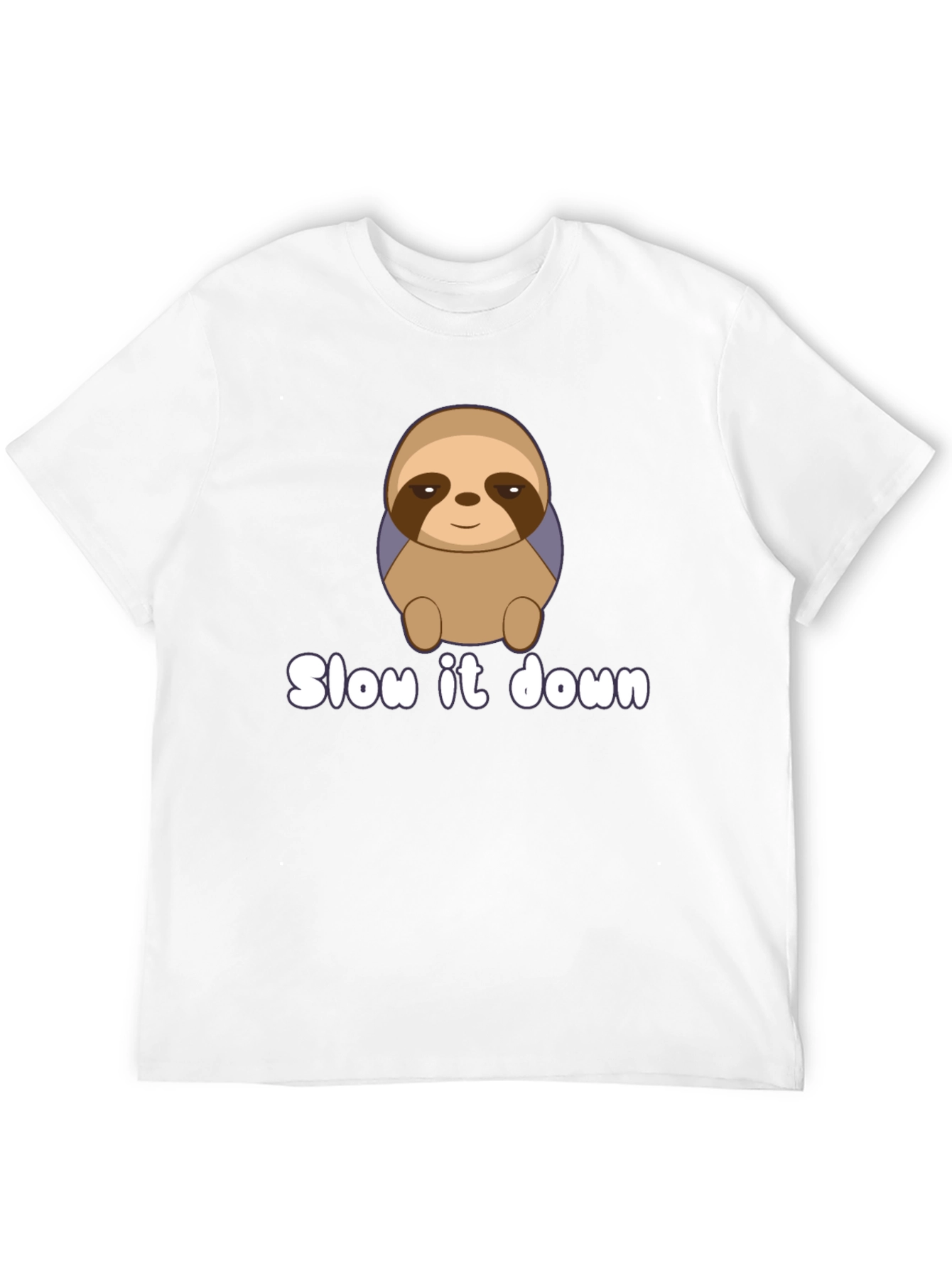Slow it Down Sloth Graphic T-Shirt - Relaxed Fit