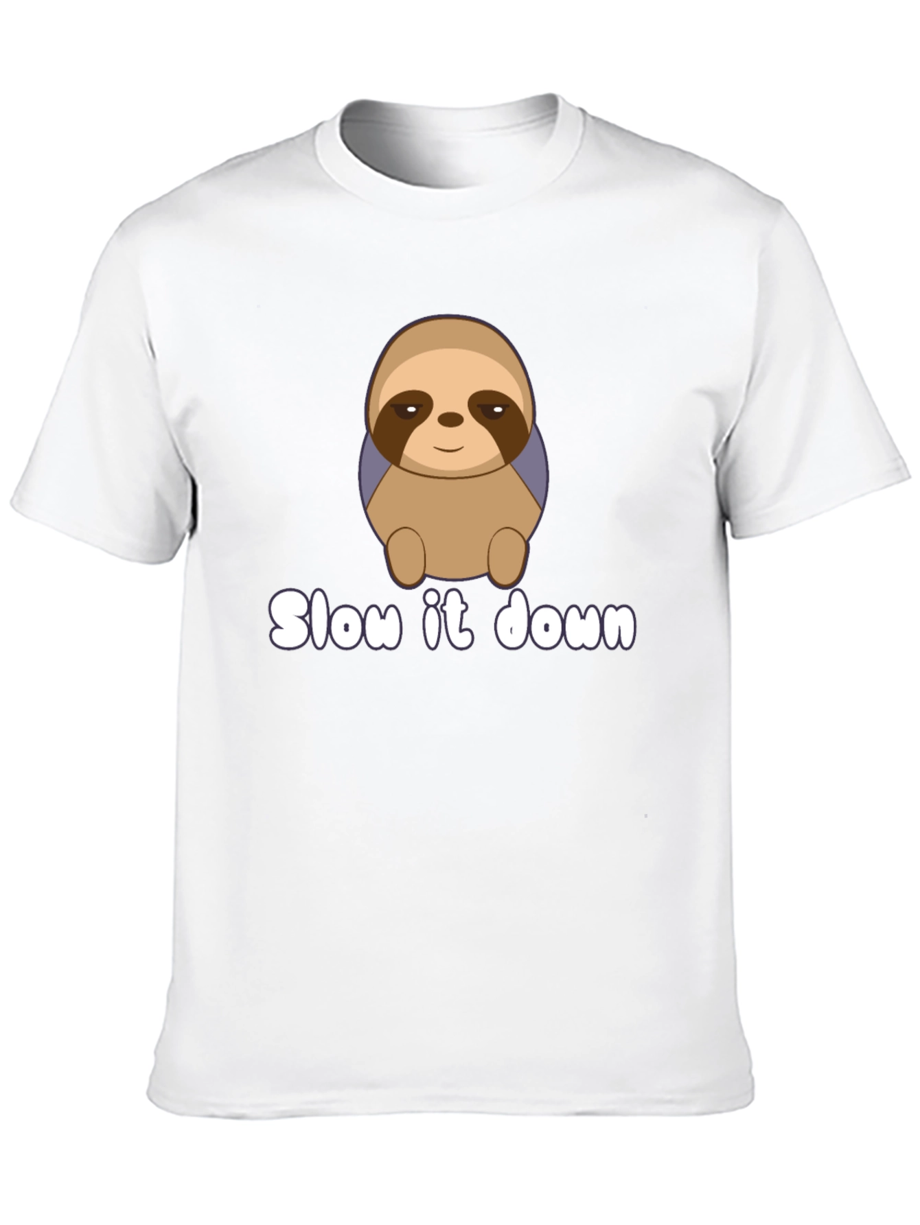 Slow it Down Sloth Graphic T-Shirt - Relaxed Fit