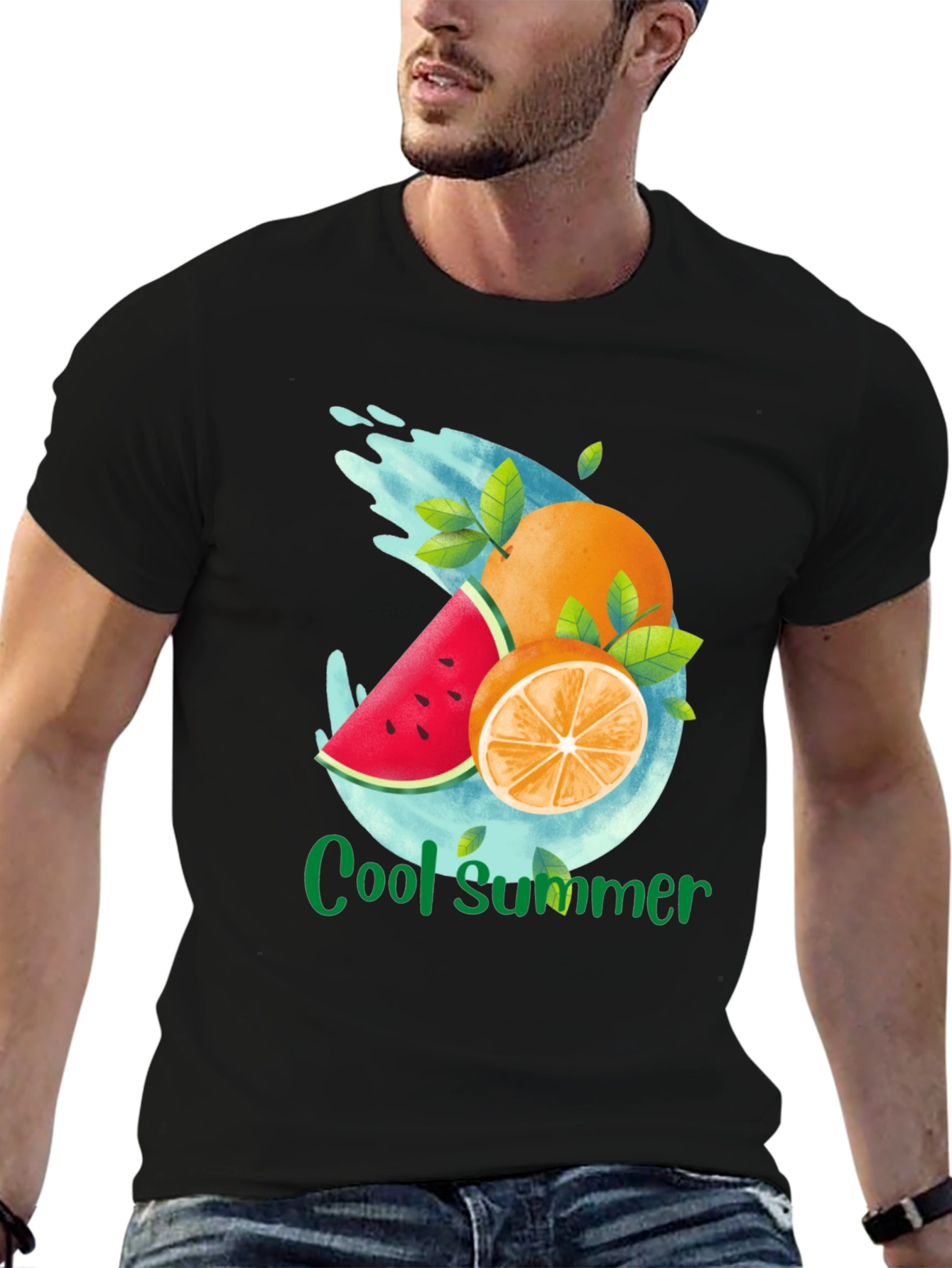 Cool Summer Fruit Graphic T-Shirt