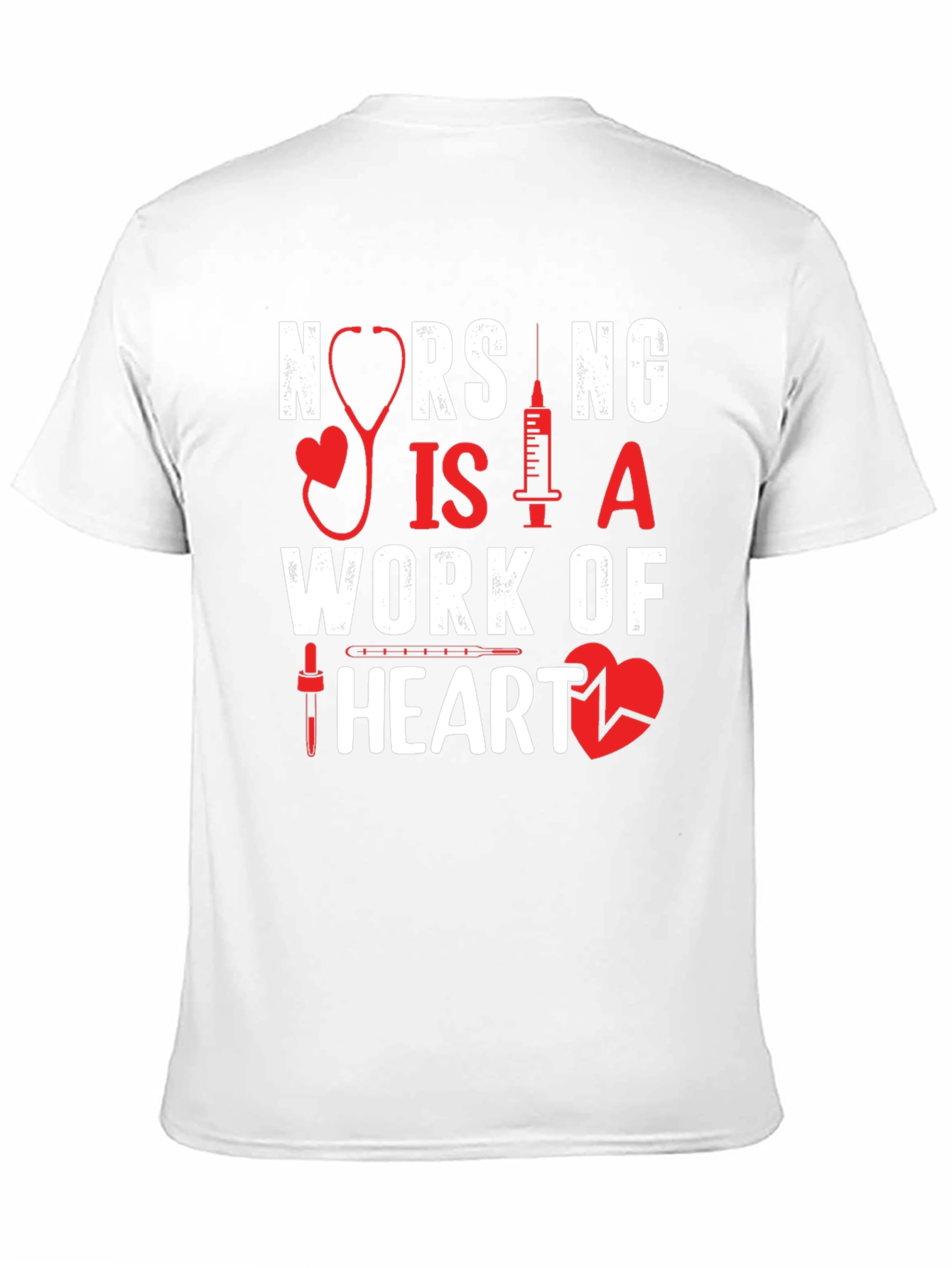 Nursing is a Work of Heart T-Shirt