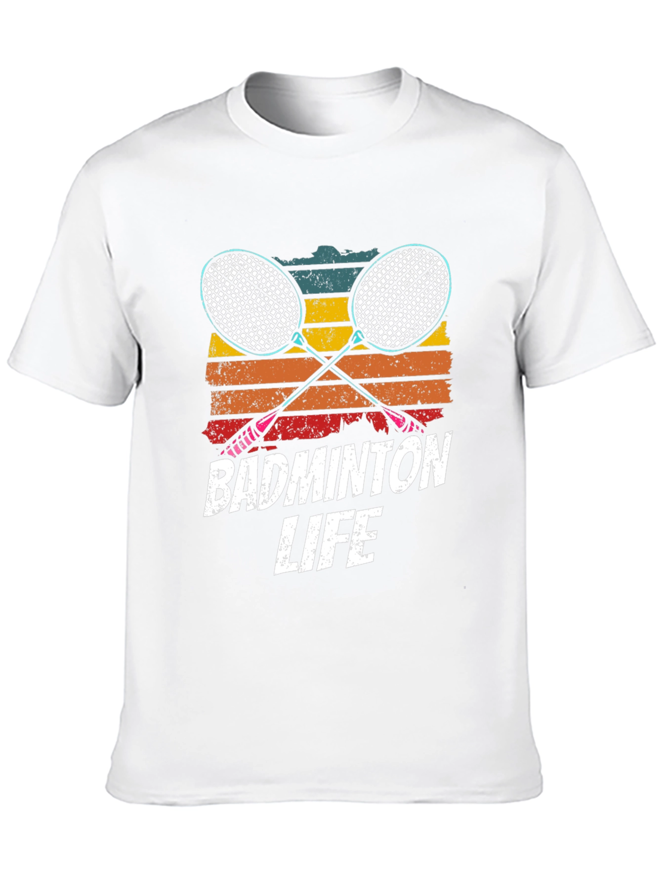 Badminton Life T-Shirt - Retro Style