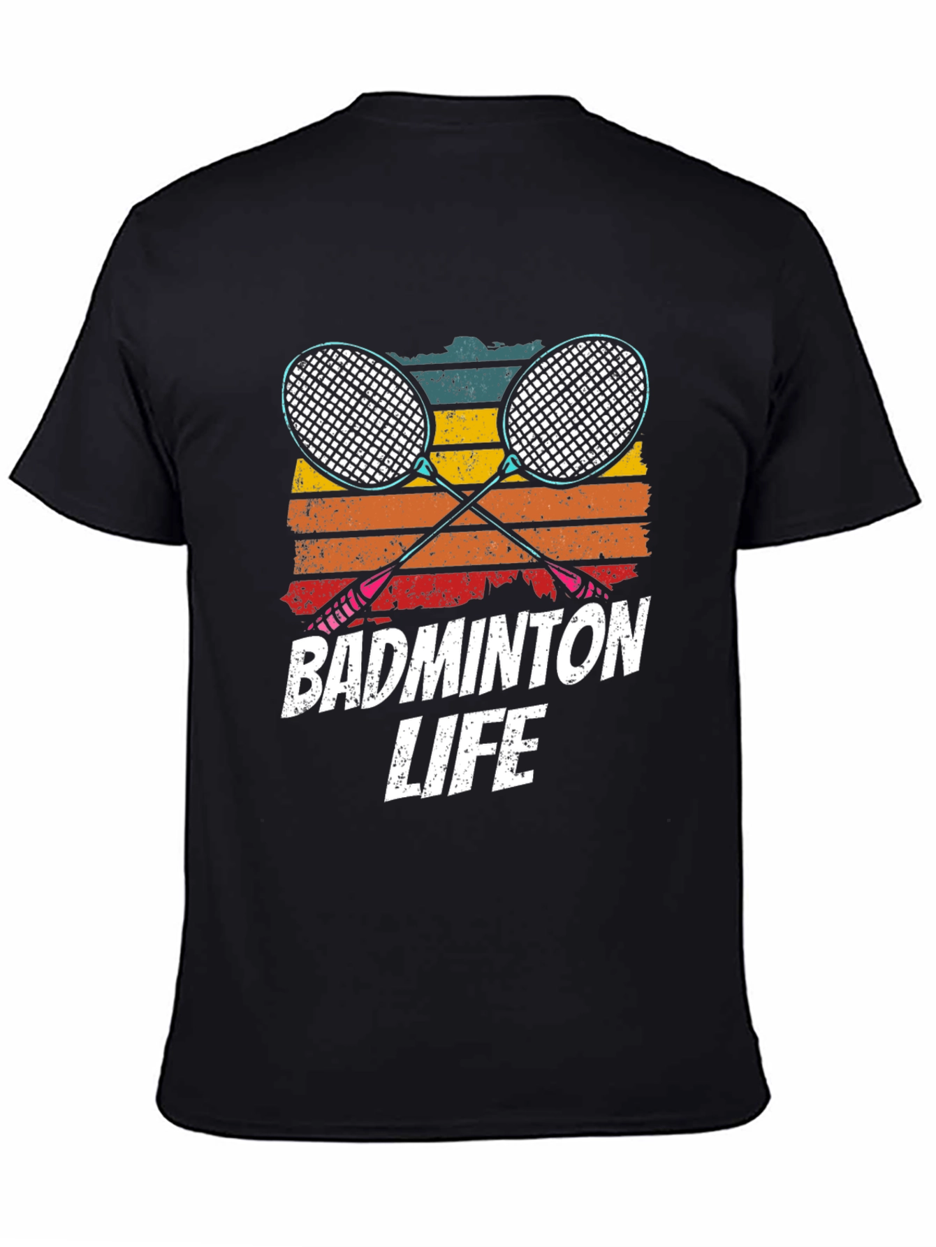 Badminton Life T-Shirt - Retro Style