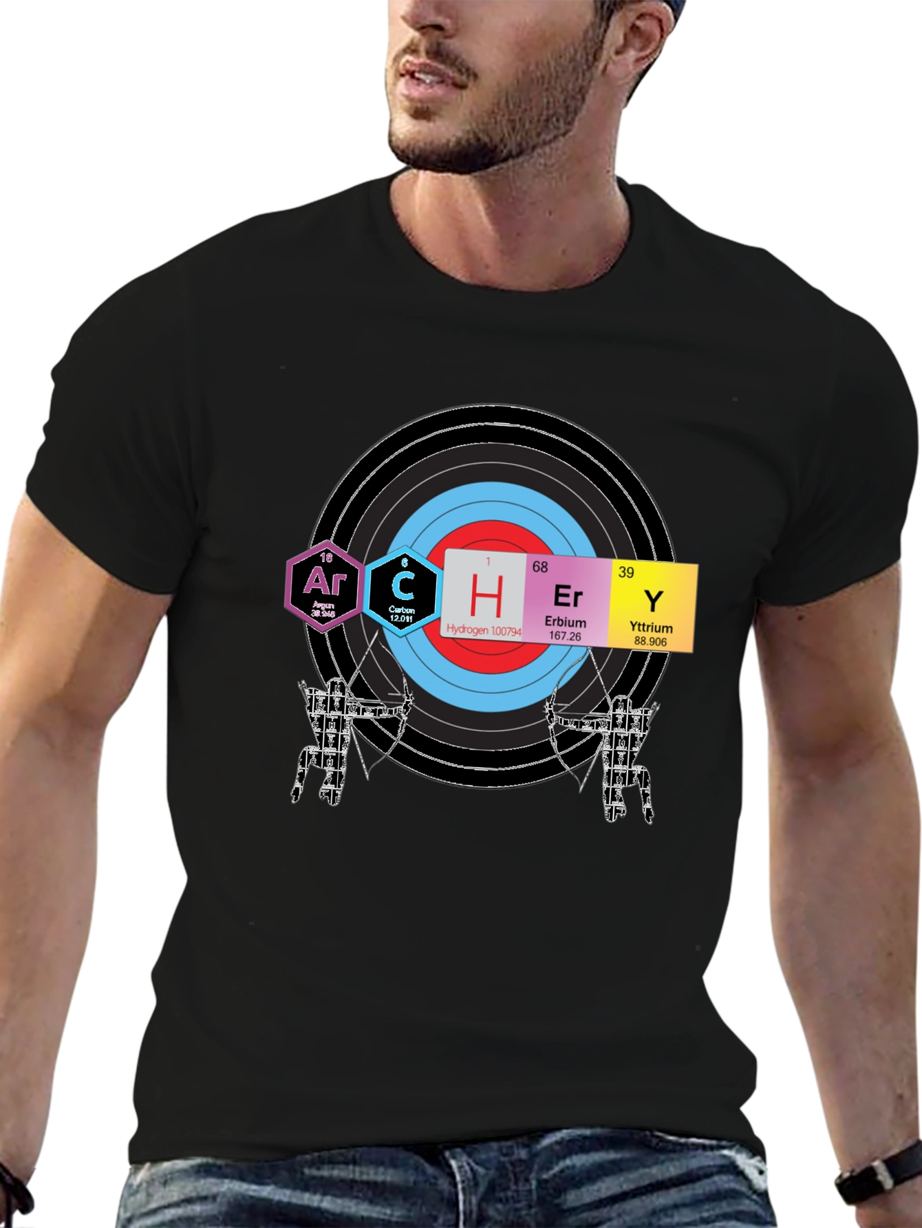Periodic Table Archery T-Shirt - Science Humor Gift
