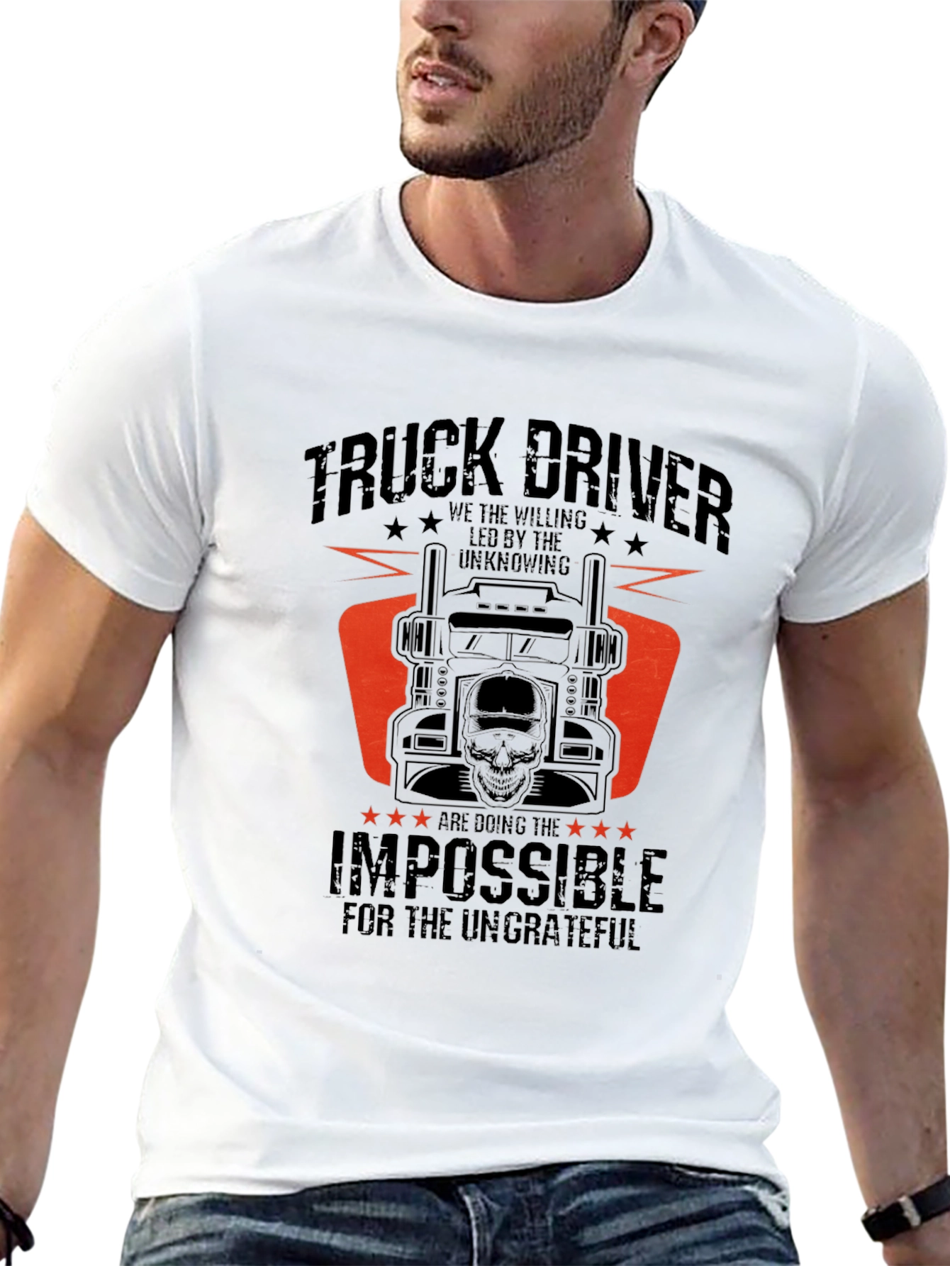 Truck Driver T-Shirt - Doing the Impossible