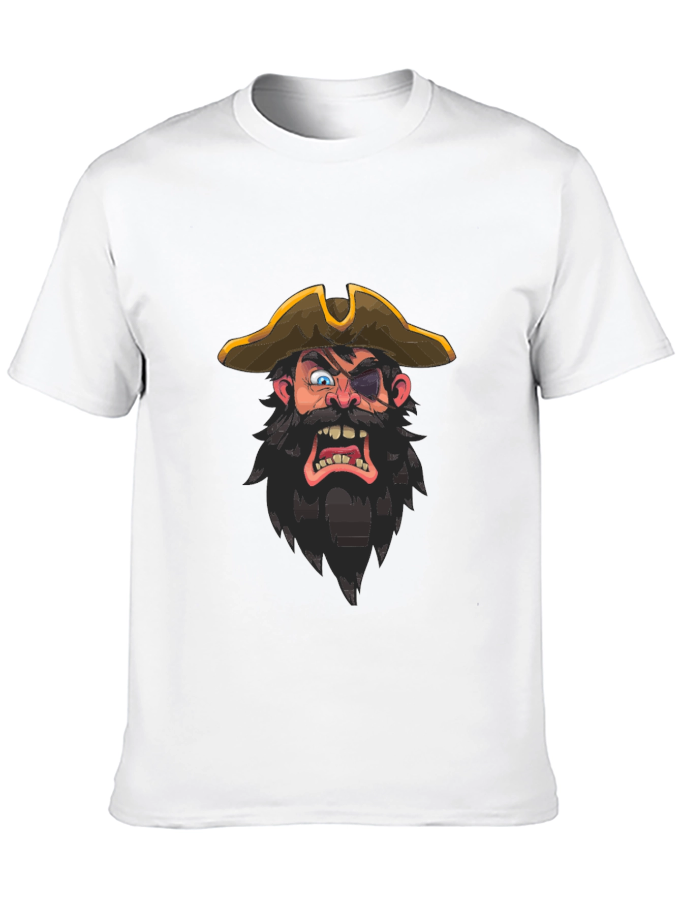 Pirate Graphic Tee - Mens Black T-Shirt