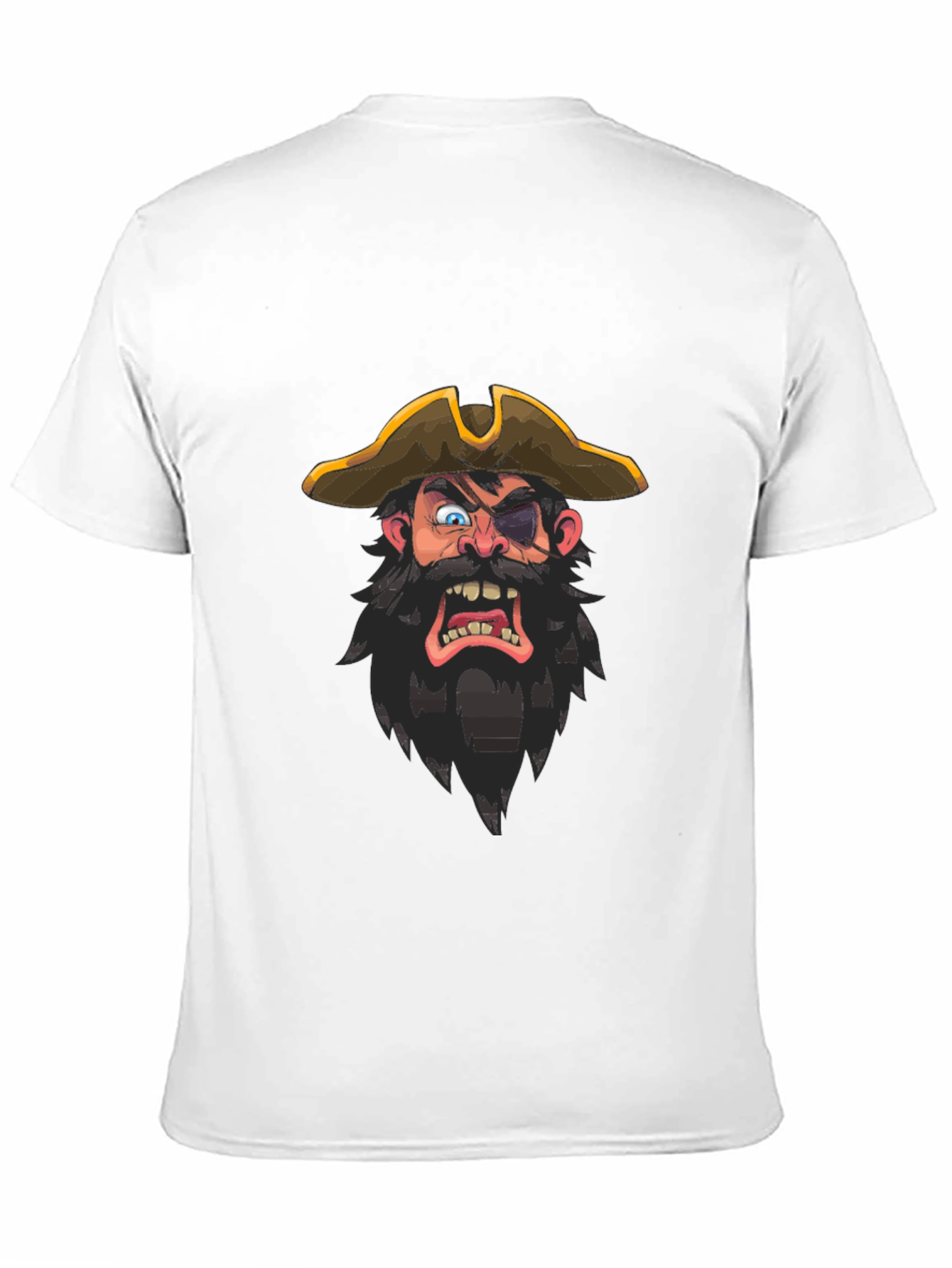 Pirate Graphic Tee - Mens Black T-Shirt