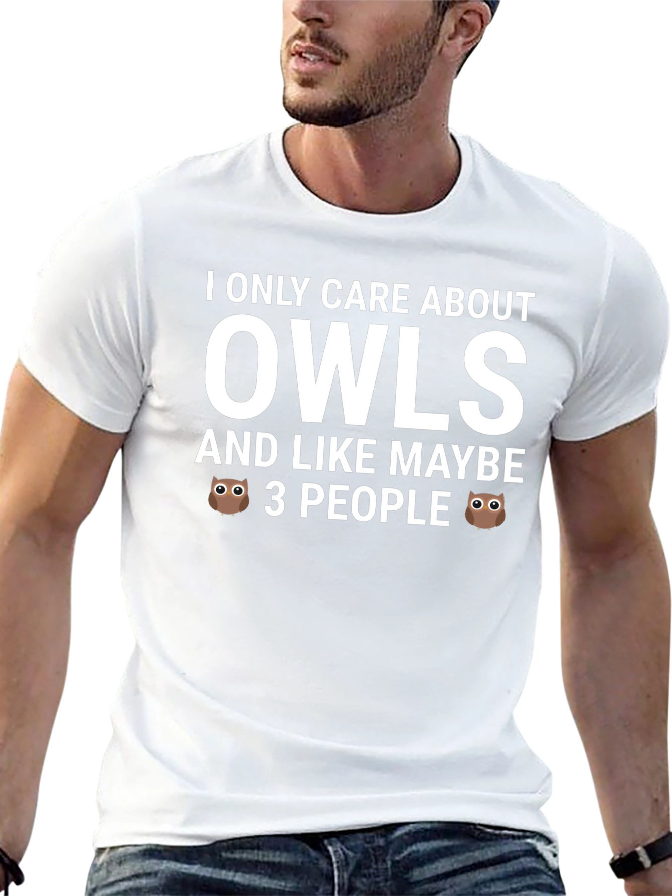 I Only Care About Owls Graphic Tee