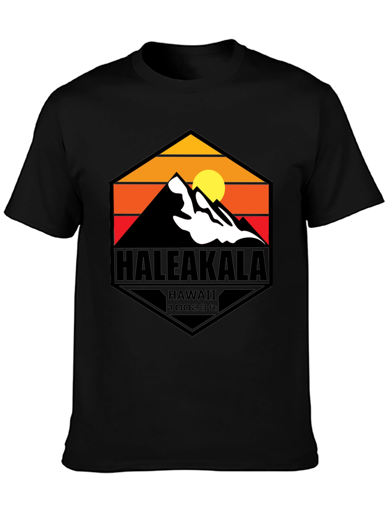 Haleakala Hawaii Graphic T-Shirt - Mountain Design