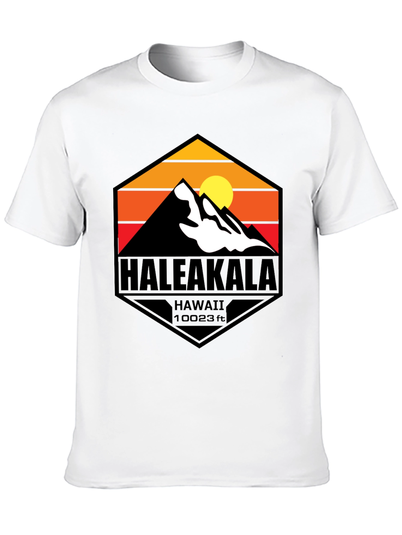 Haleakala Hawaii Graphic T-Shirt - Mountain Design