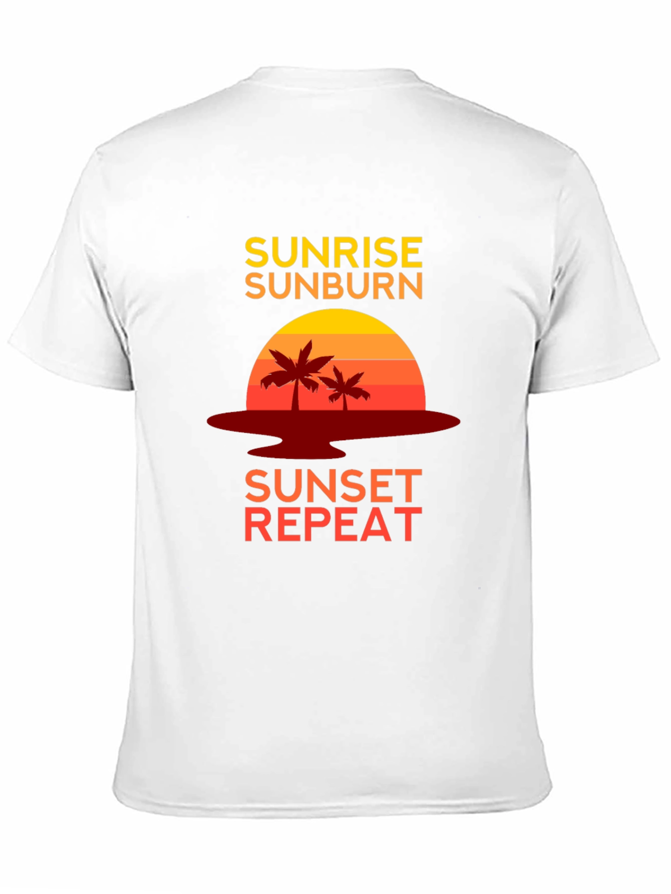 Sunrise Sunburn Sunset Repeat Graphic Tee