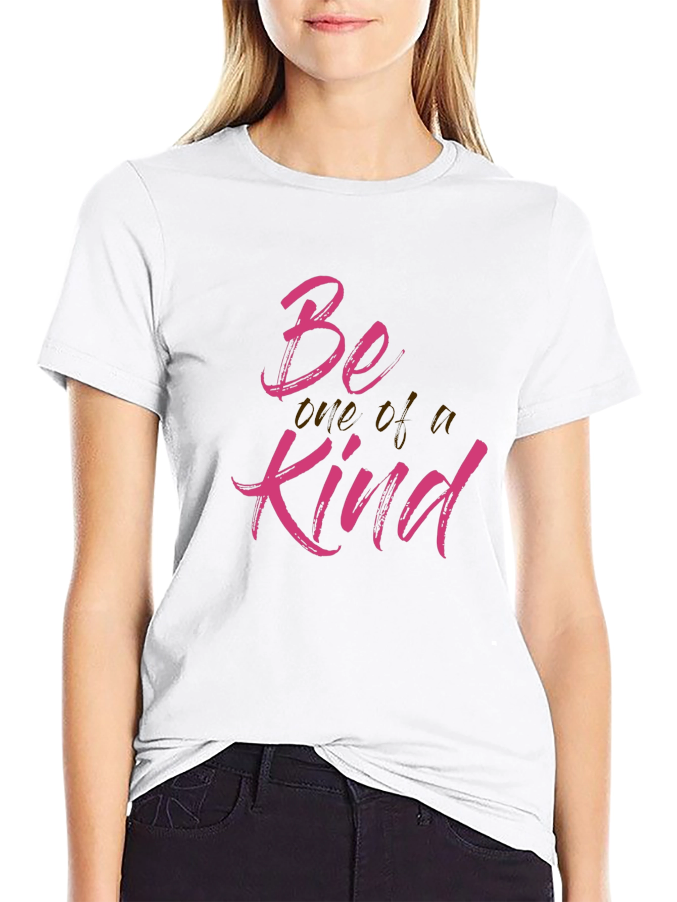 Be One of a Kind Black Graphic Tee