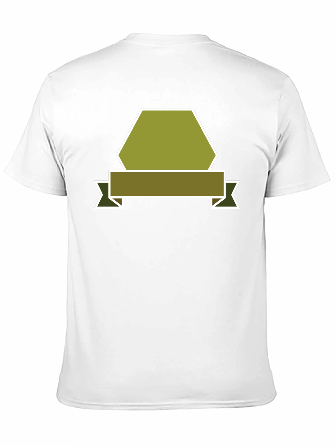 Olive Badge Graphic Tee - Modern Casual Style