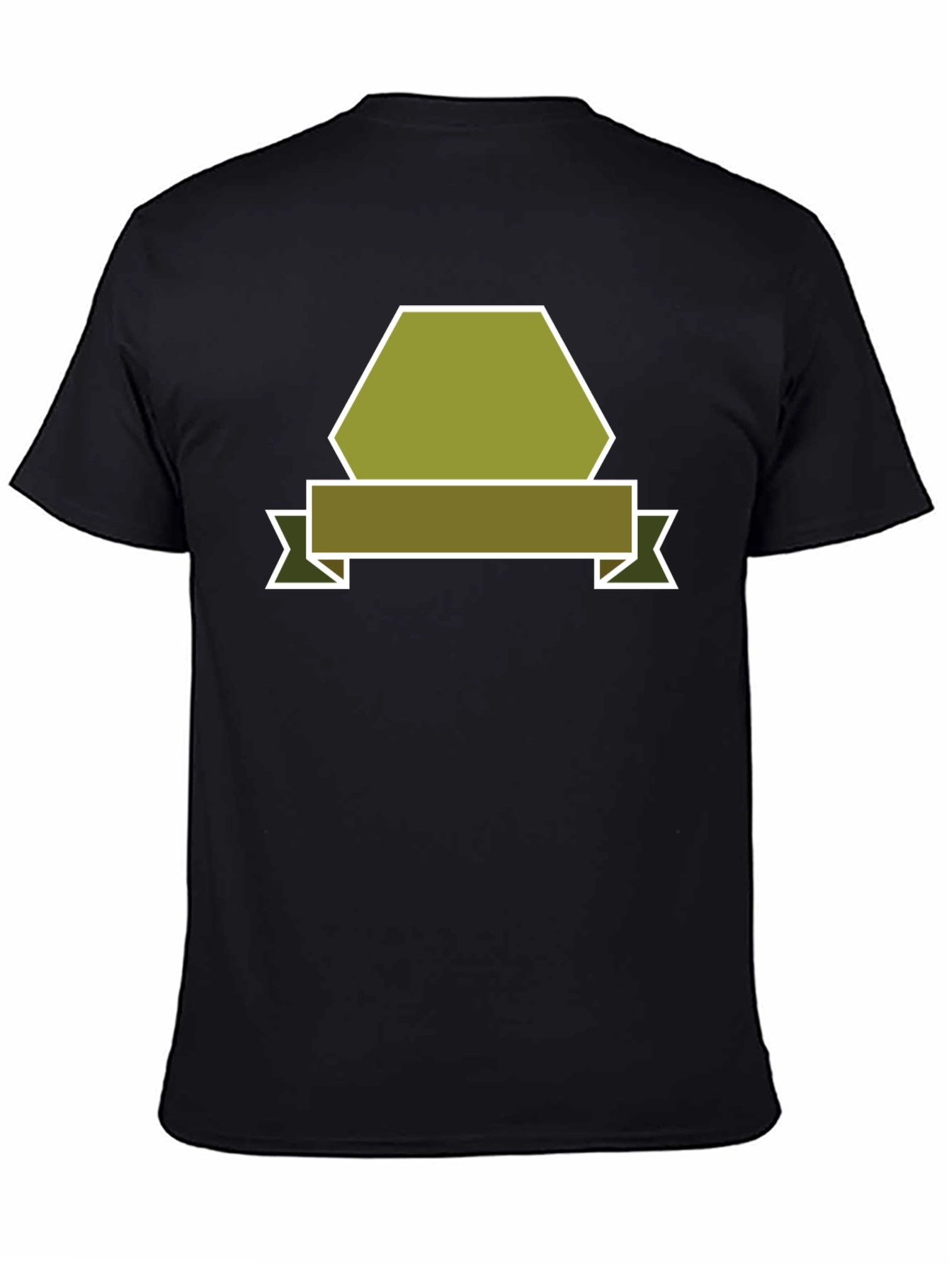 Olive Badge Graphic Tee - Modern Casual Style