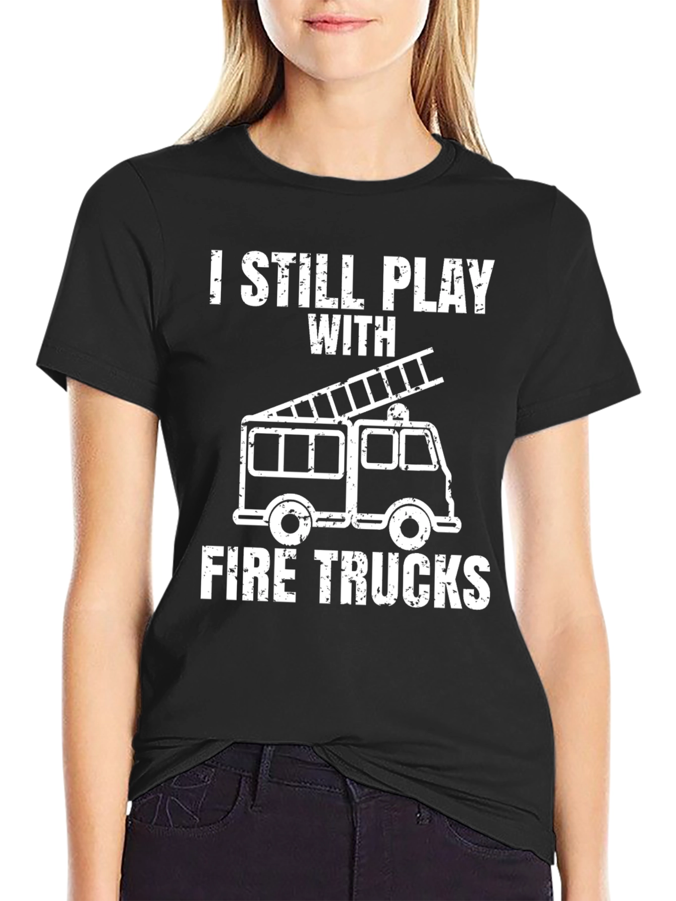 Fire Truck Graphic T-Shirt - I Still Play
