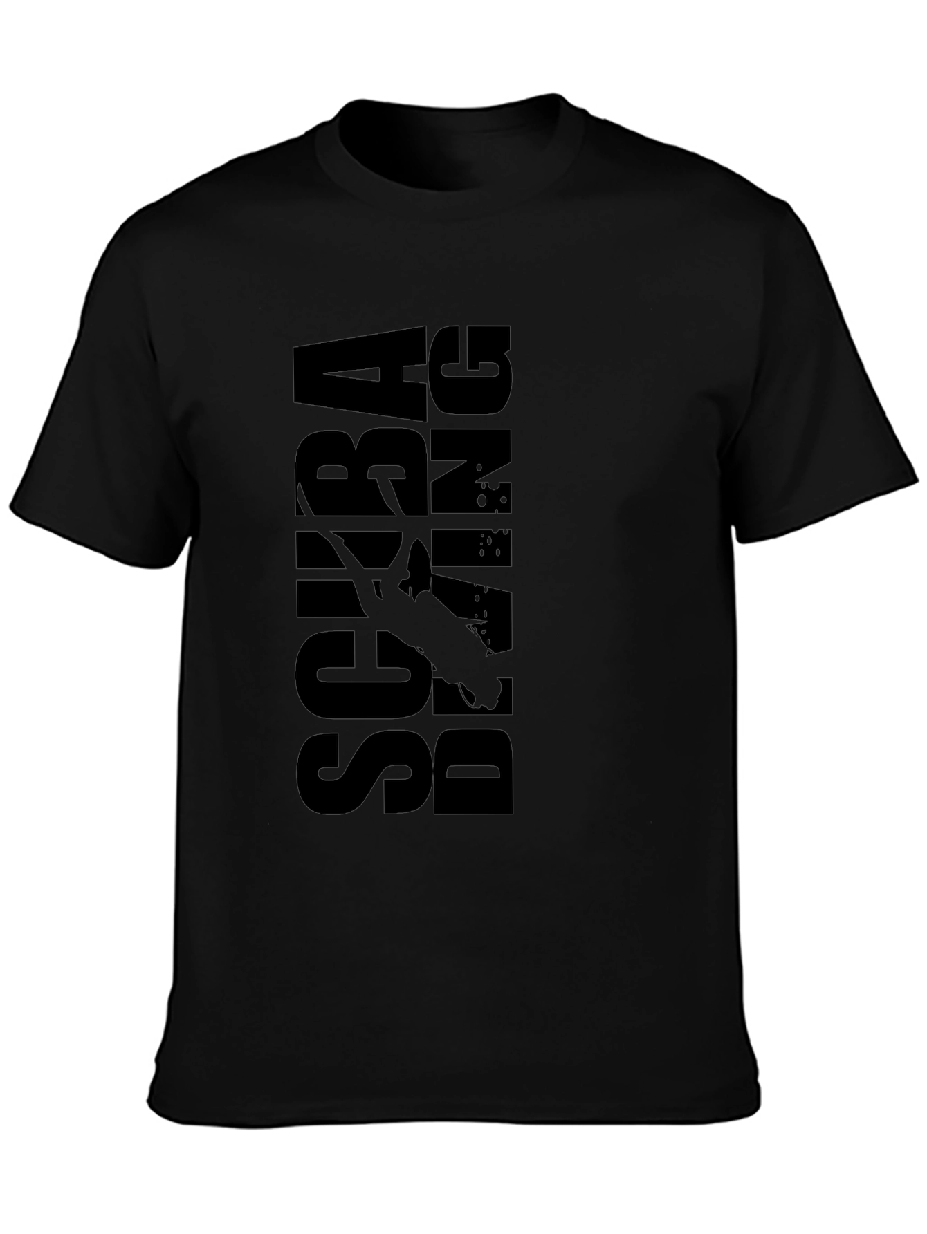 Scuba Diving Black T-Shirt