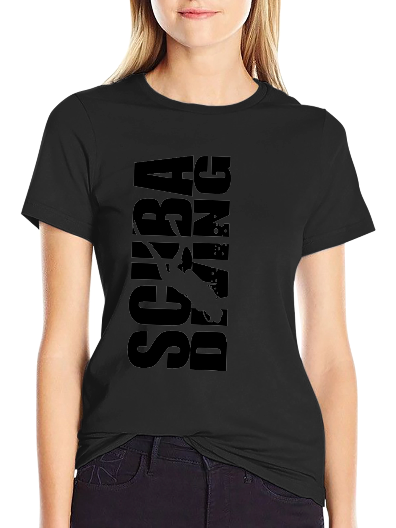 Scuba Diving Black T-Shirt