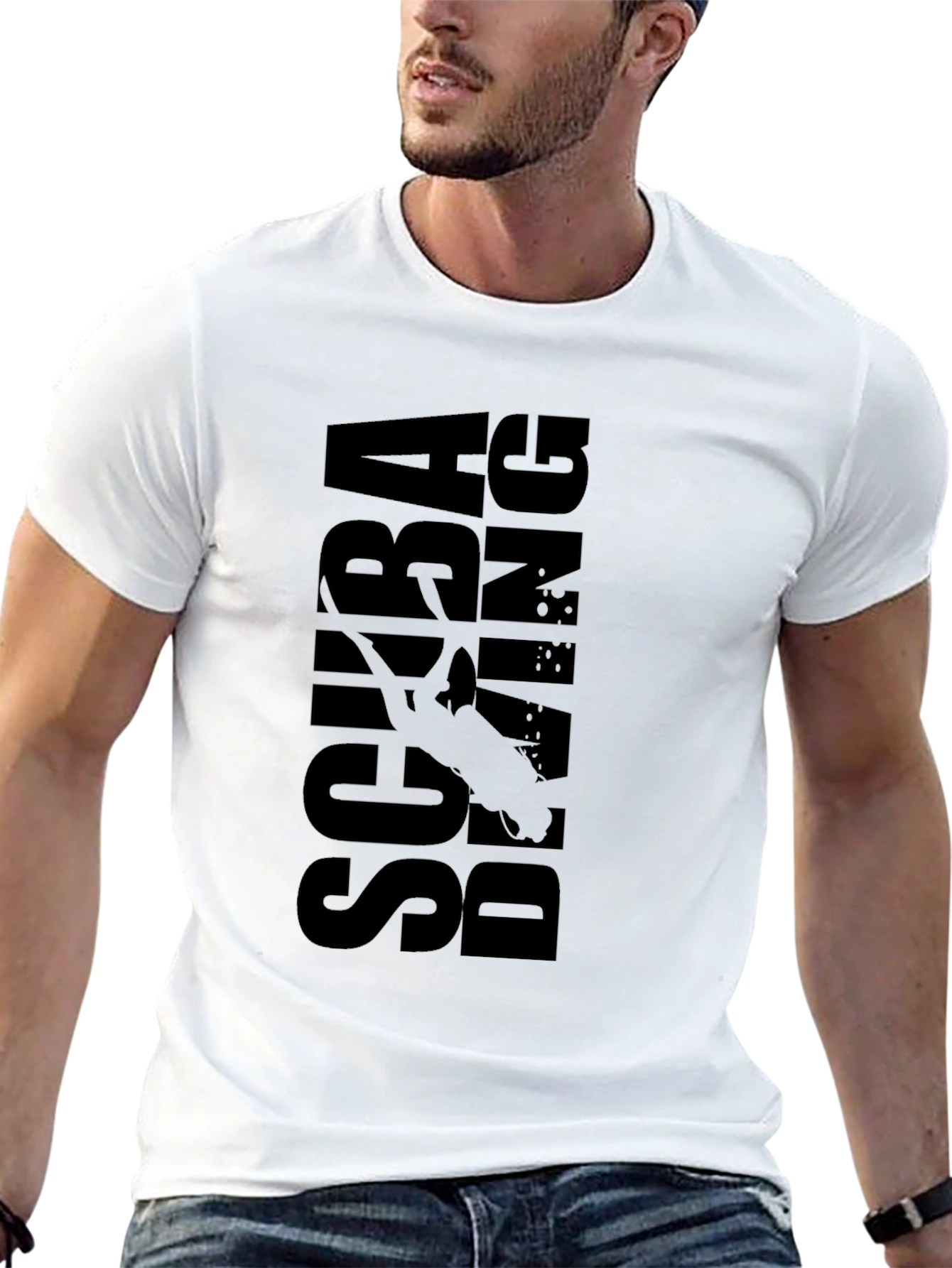 Scuba Diving Black T-Shirt