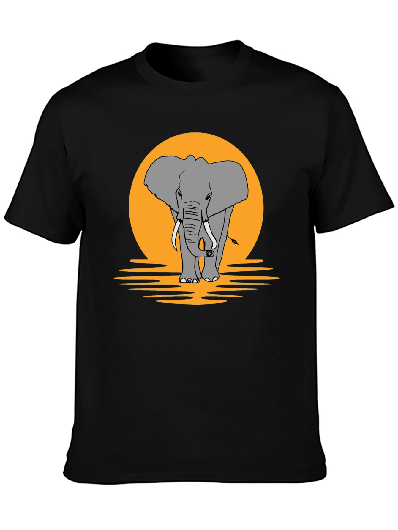 Elephant Graphic T-Shirt - Nature Inspired Design