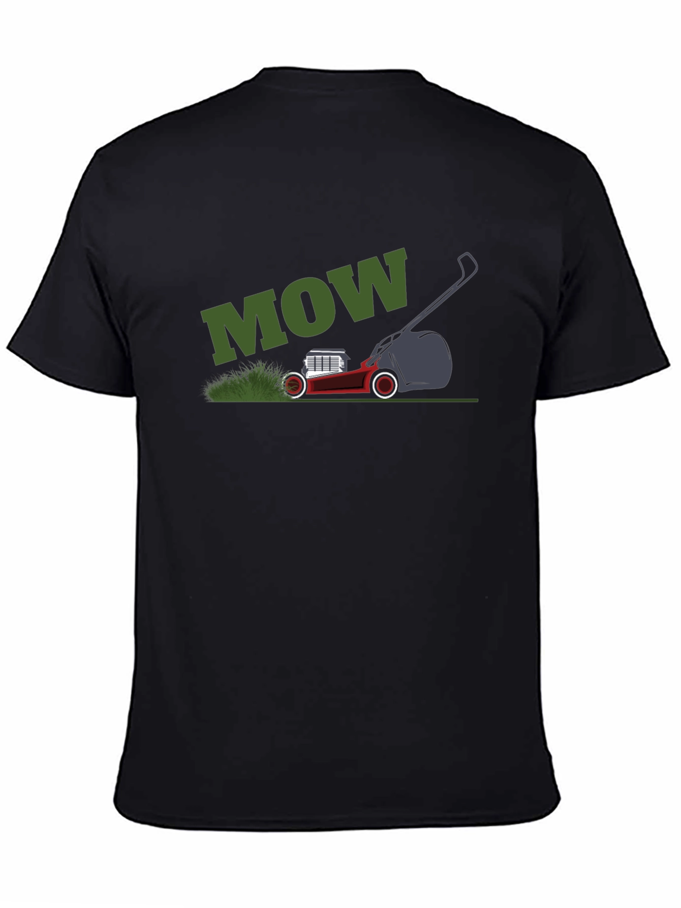 Mow Lawn Mower T-Shirt Funny Dad Humor Tee