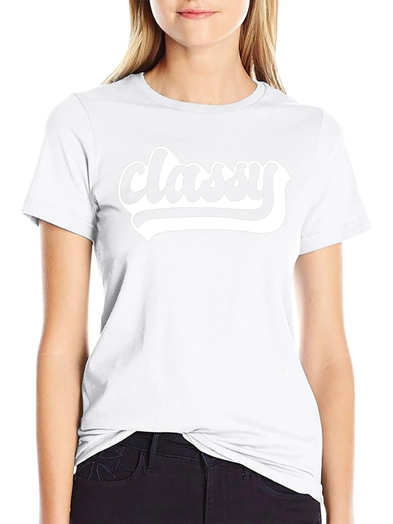 Classy Black Graphic T-Shirt