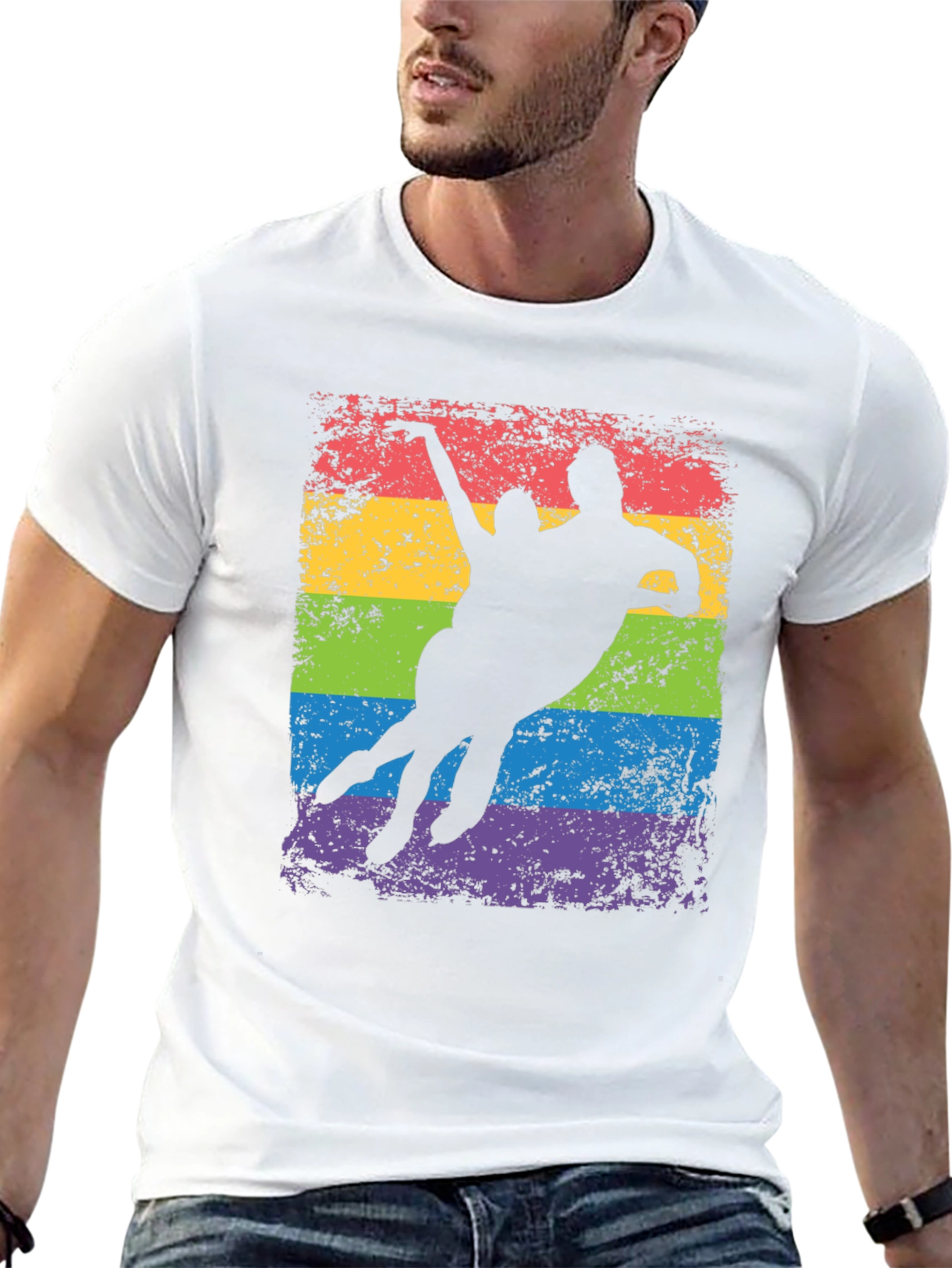 LGBT Pride Silhouette Graphic T-Shirt