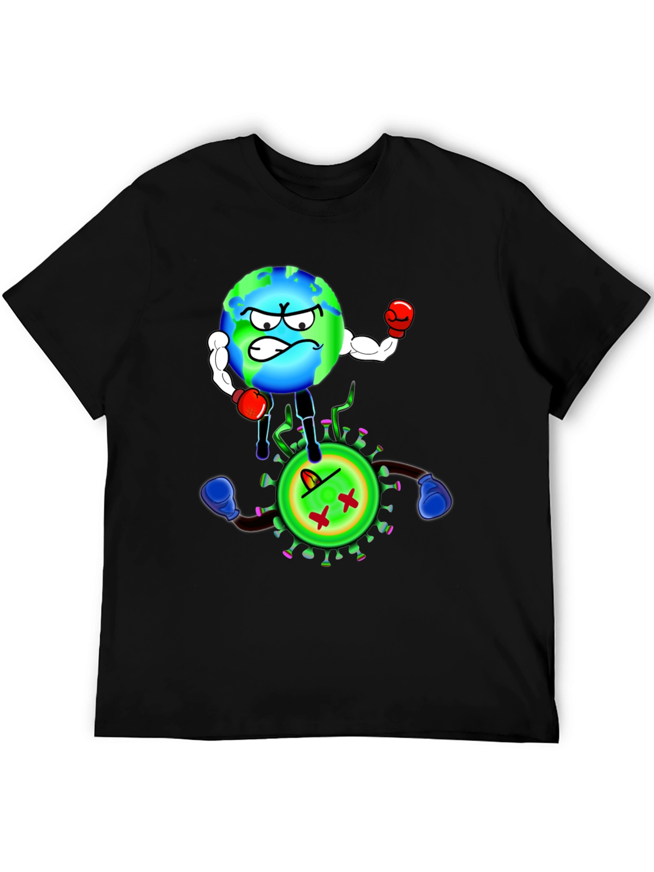 Earth vs. Virus Graphic T-Shirt