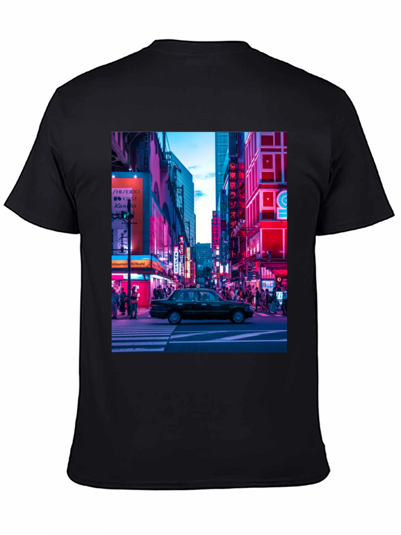 Neon Cityscape Graphic Tee